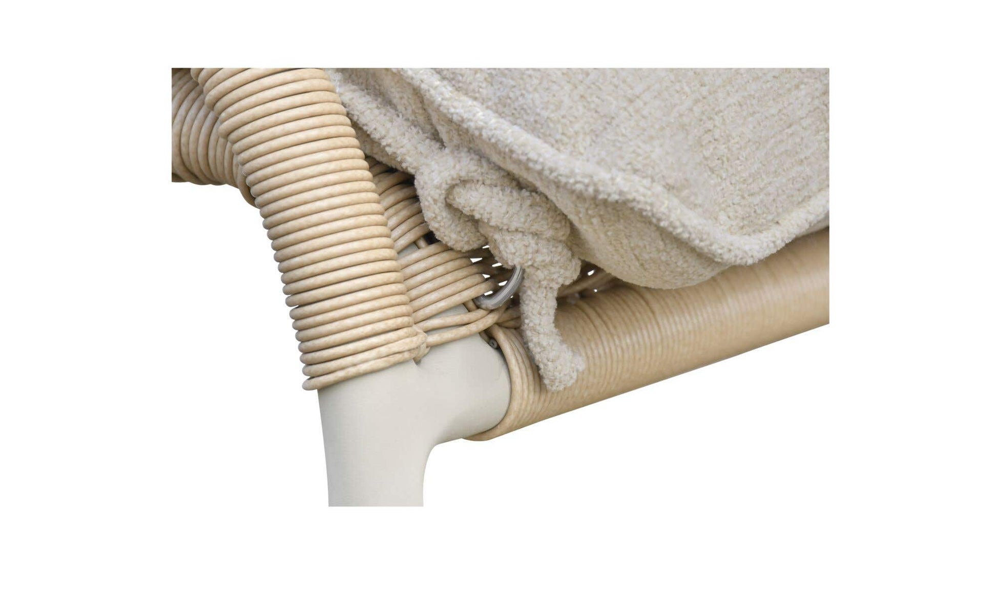 Lyra Outdoor Rocking Chair Beige by Moe's Home Collection - view 14