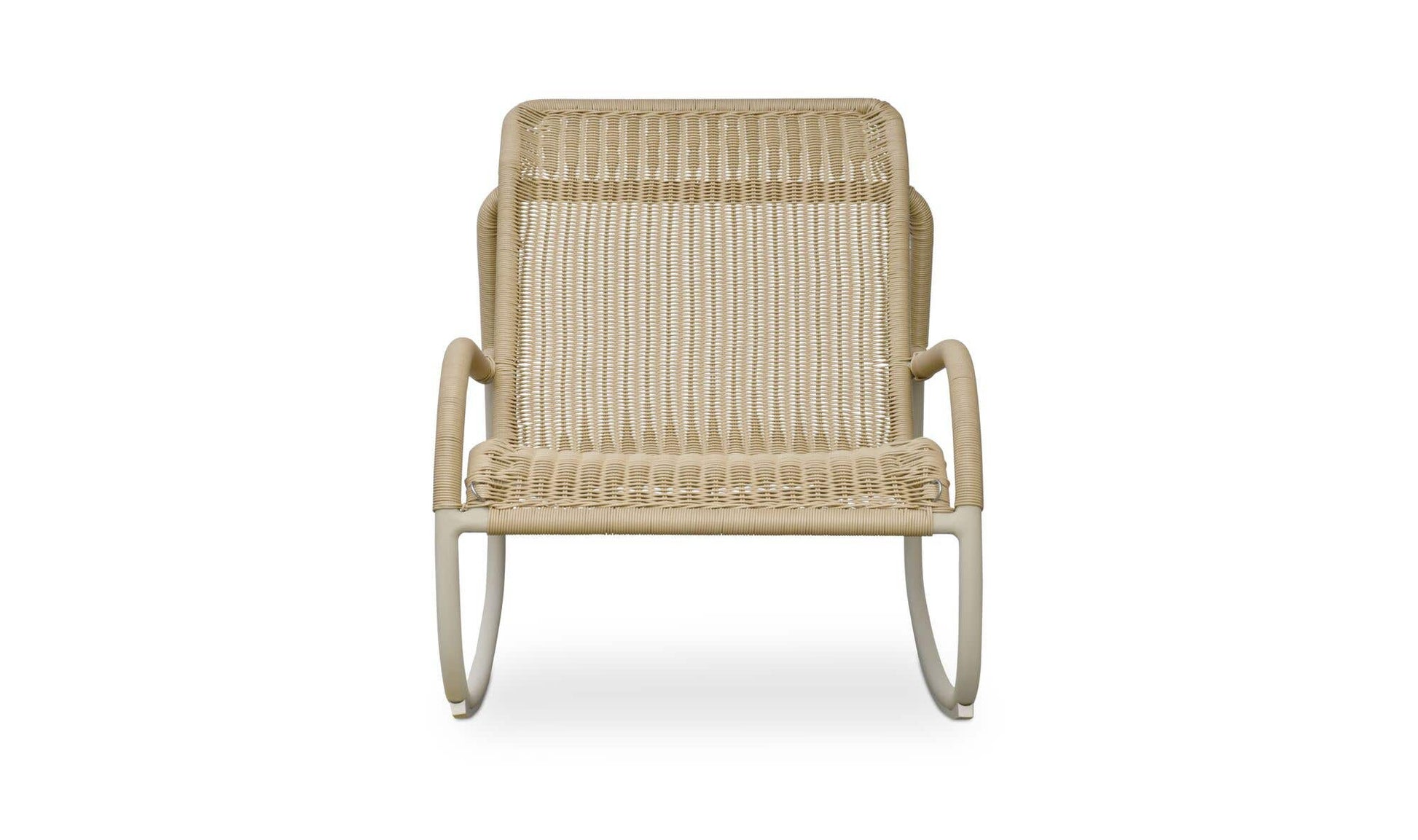 Lyra Outdoor Rocking Chair Beige by Moe's Home Collection - view 5