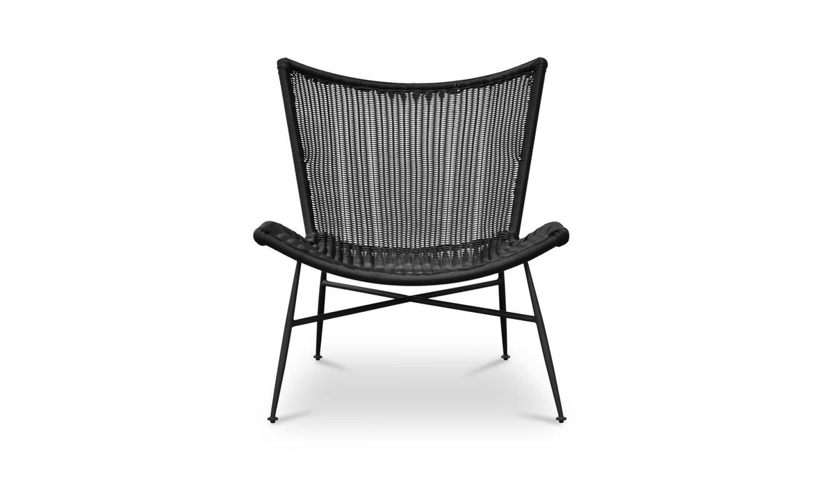 Paige Outdoor Accent Chair Black by Moe's Home Collection - view 2