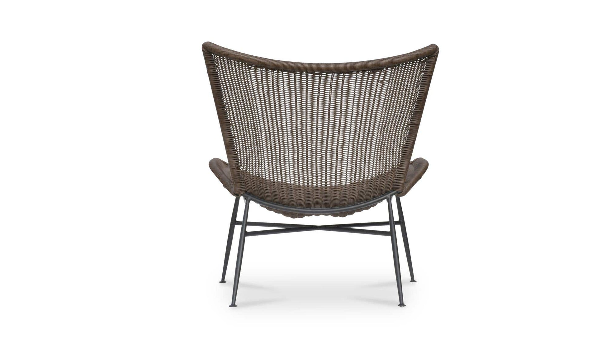 Paige Outdoor Accent Chair Brown by Moe's Home Collection - view 9