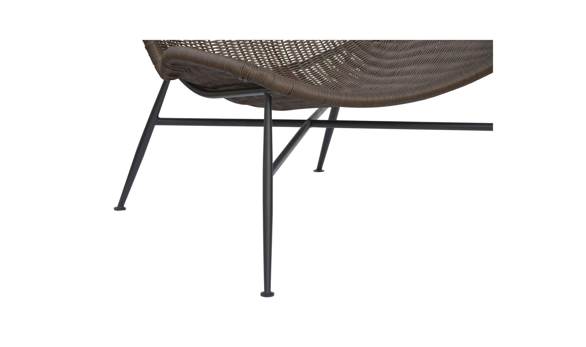 Paige Outdoor Accent Chair Brown by Moe's Home Collection - view 12