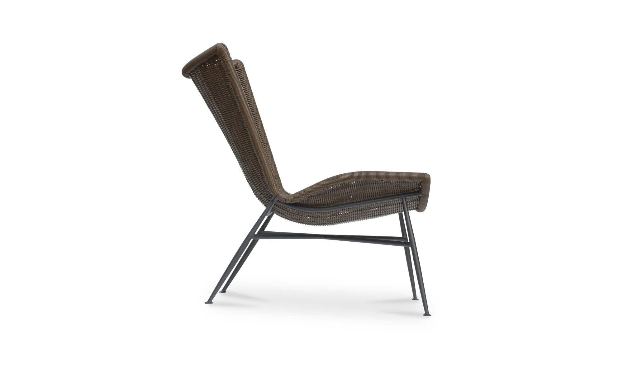 Paige Outdoor Accent Chair Brown by Moe's Home Collection - view 8