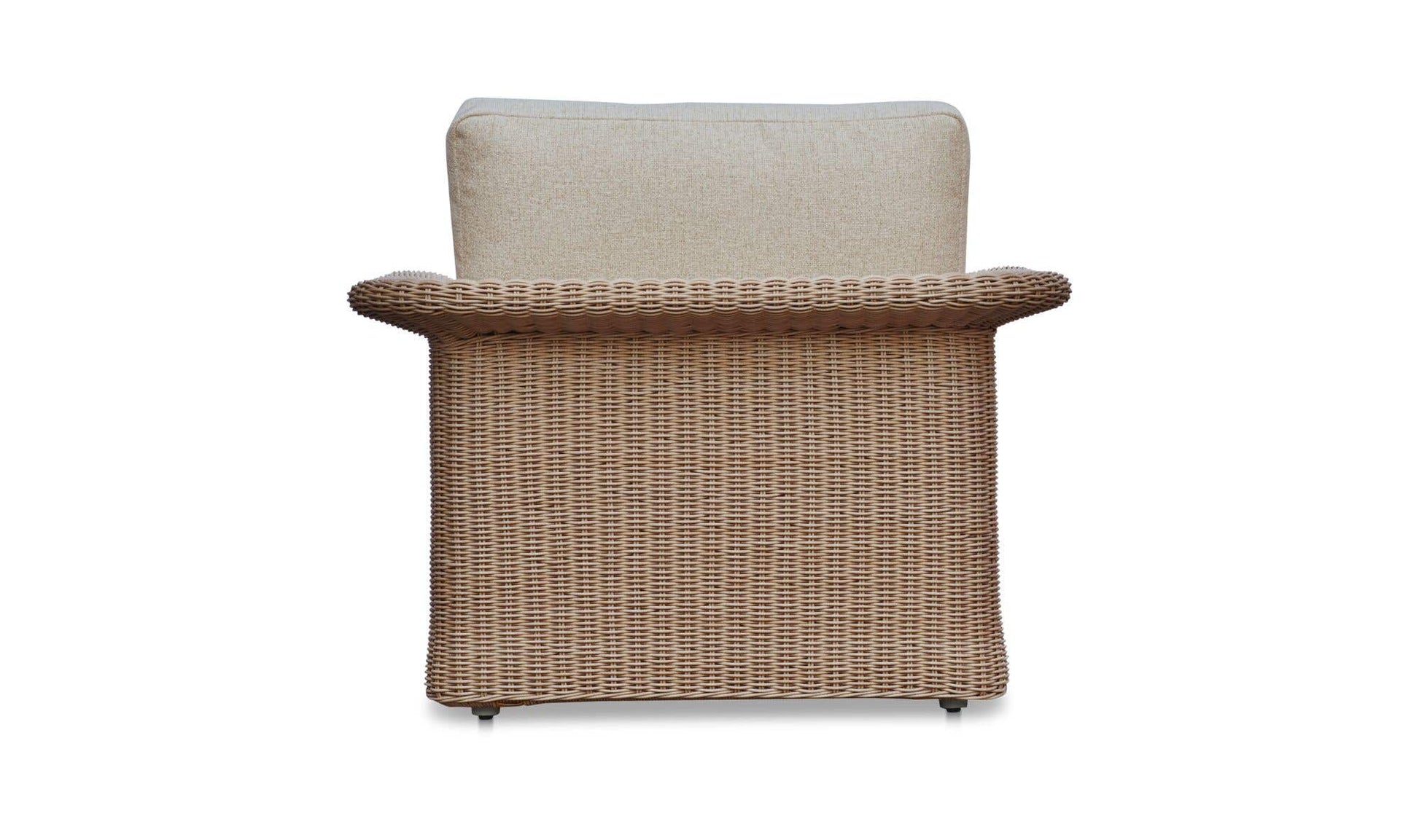 Meredith Outdoor Accent Chair Beige by Moe's Home Collection - view 9
