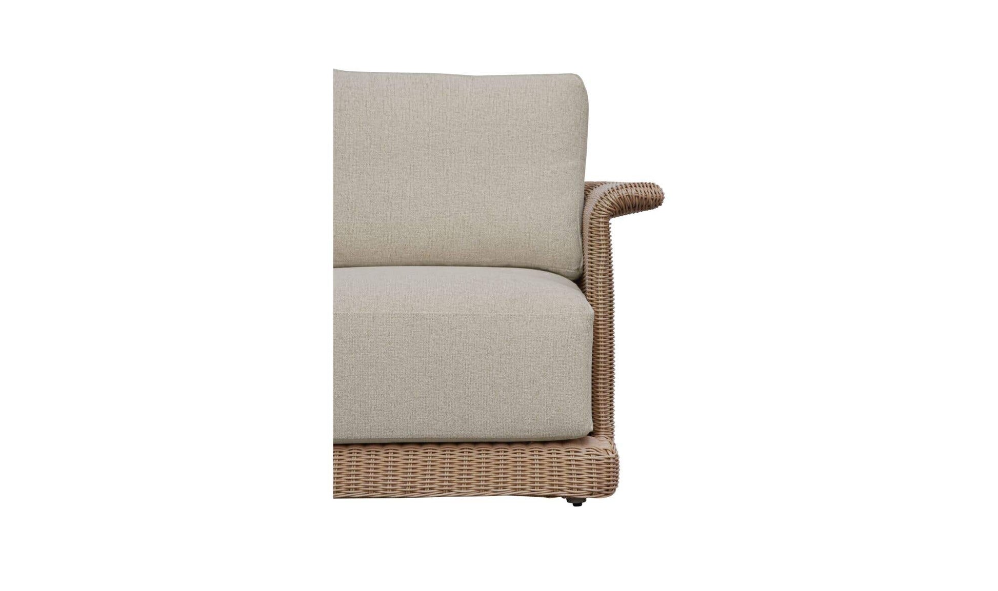 Meredith Outdoor Accent Chair Beige by Moe's Home Collection - view 10