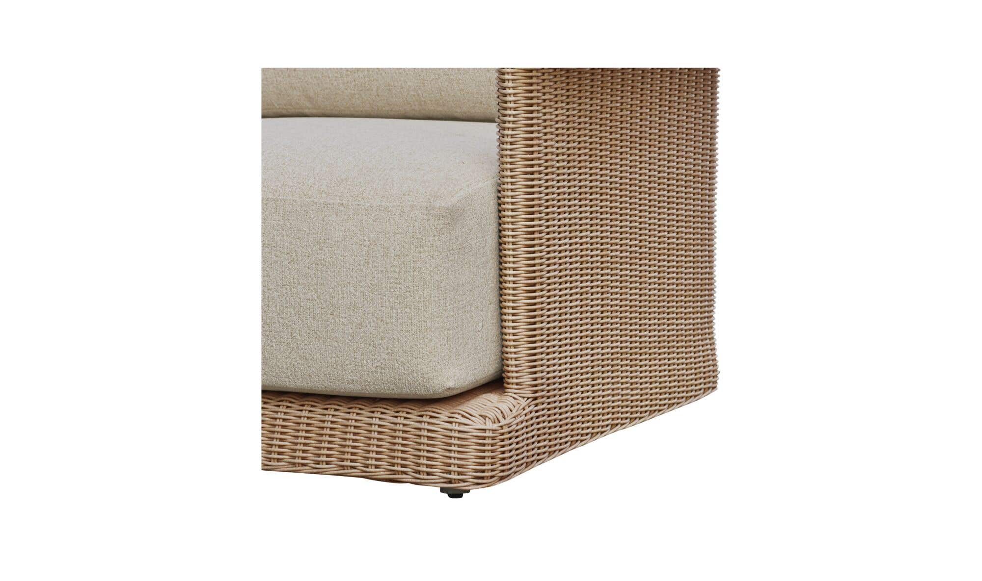 Meredith Outdoor Accent Chair Beige by Moe's Home Collection - view 11