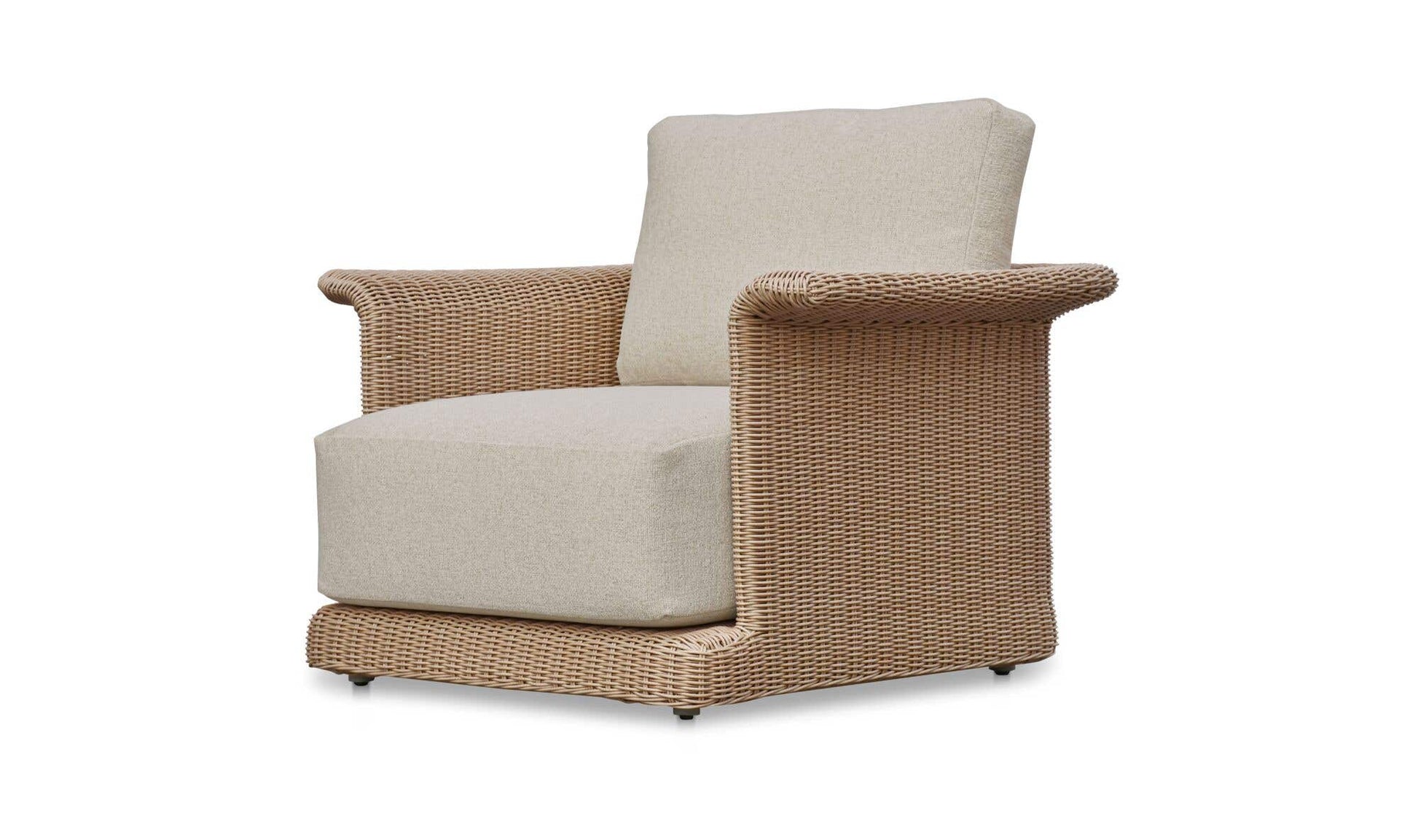 Meredith Outdoor Accent Chair Beige by Moe's Home Collection - view 7