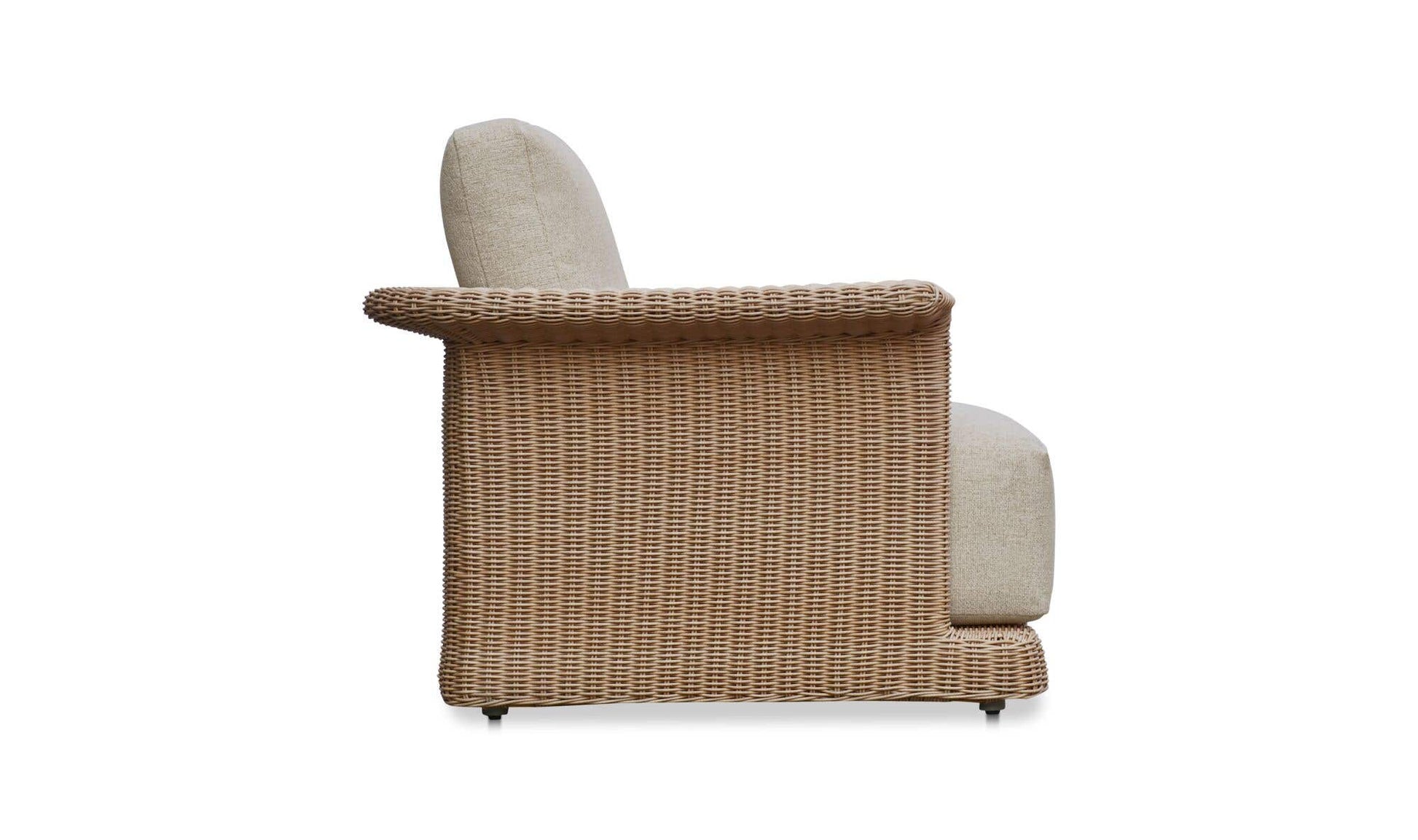 Meredith Outdoor Accent Chair Beige by Moe's Home Collection - view 8