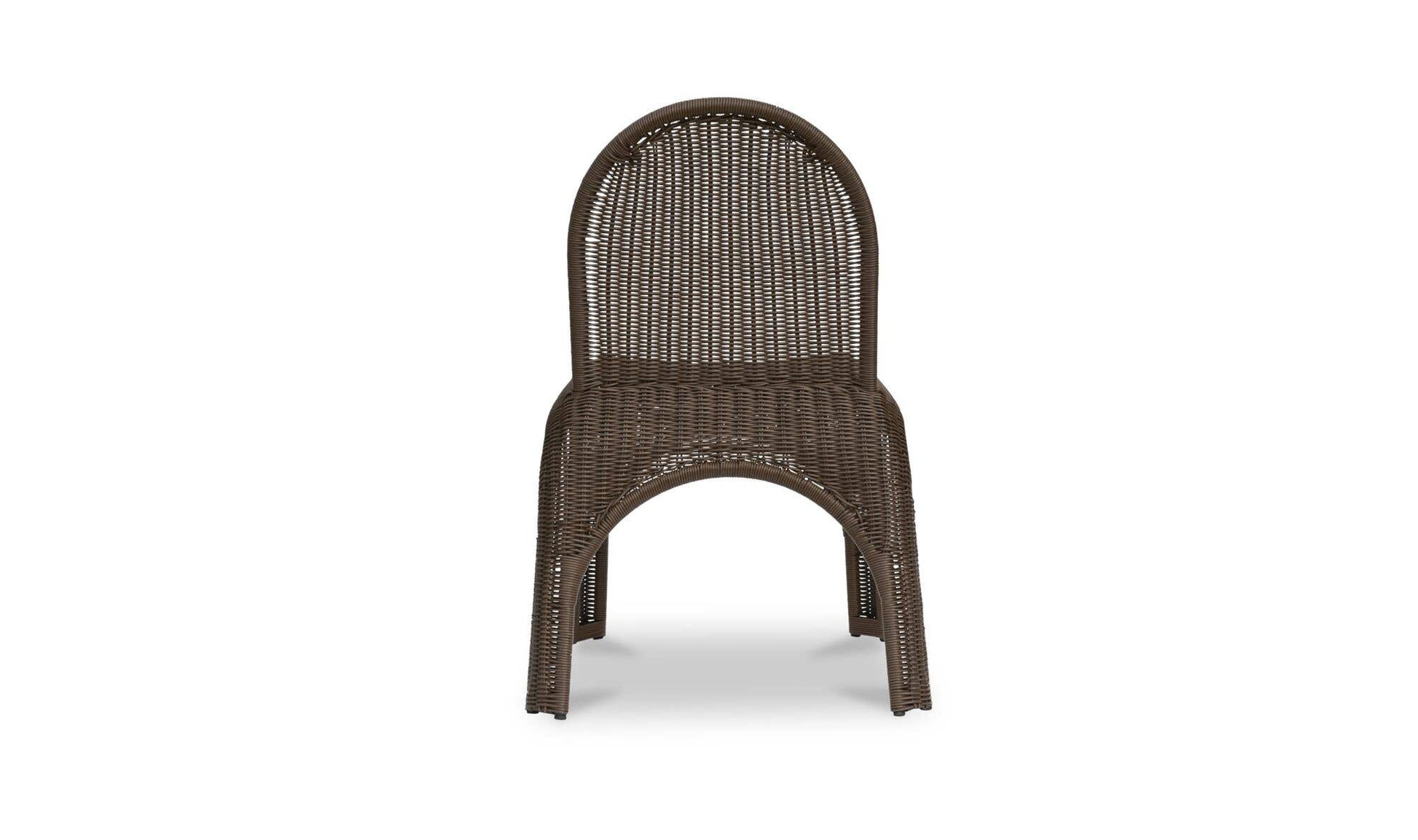 Kendall Outdoor Dining Chair Brown-Set of Two by Moe's Home Collection - view 11