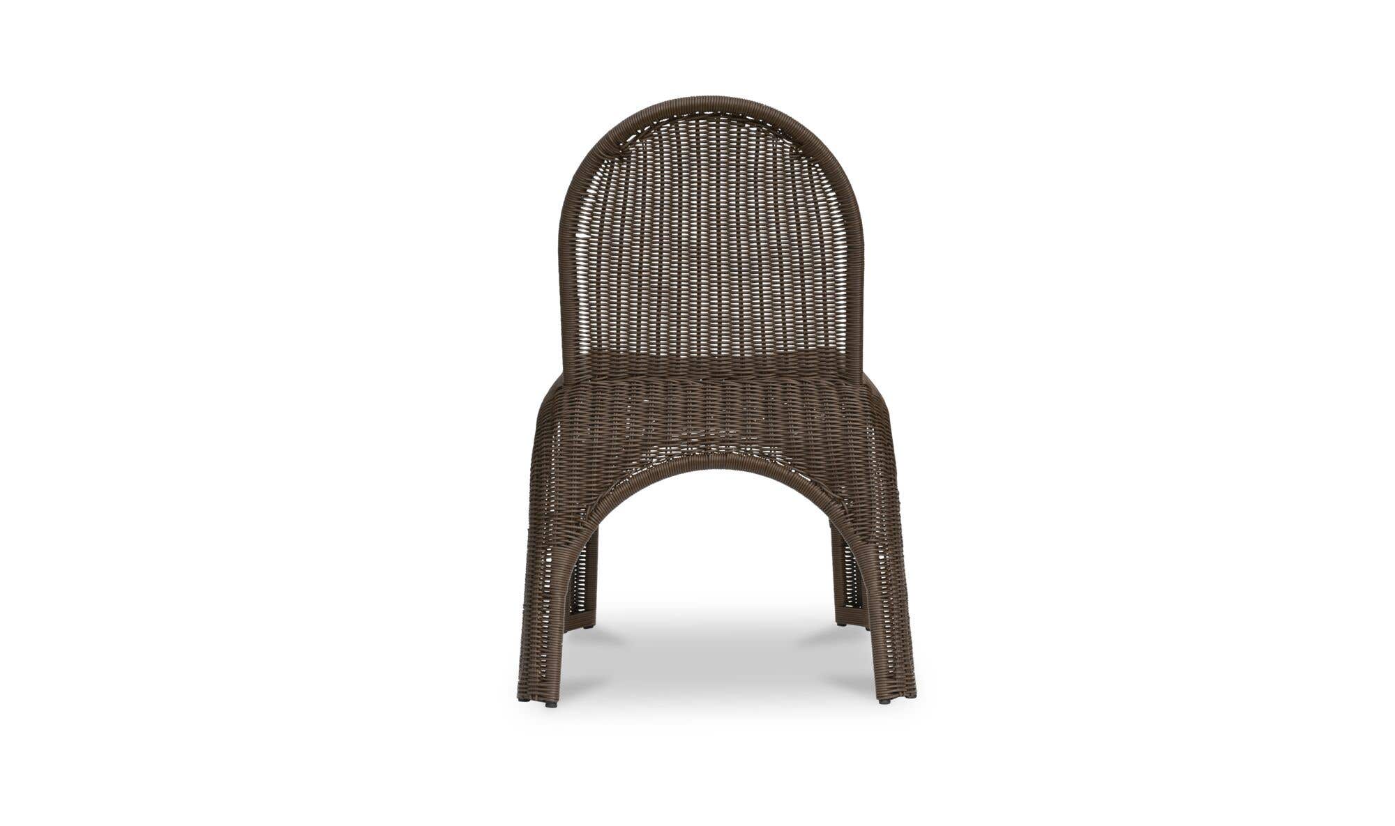 Kendall Outdoor Dining Chair Brown-Set of Two by Moe's Home Collection - view 11