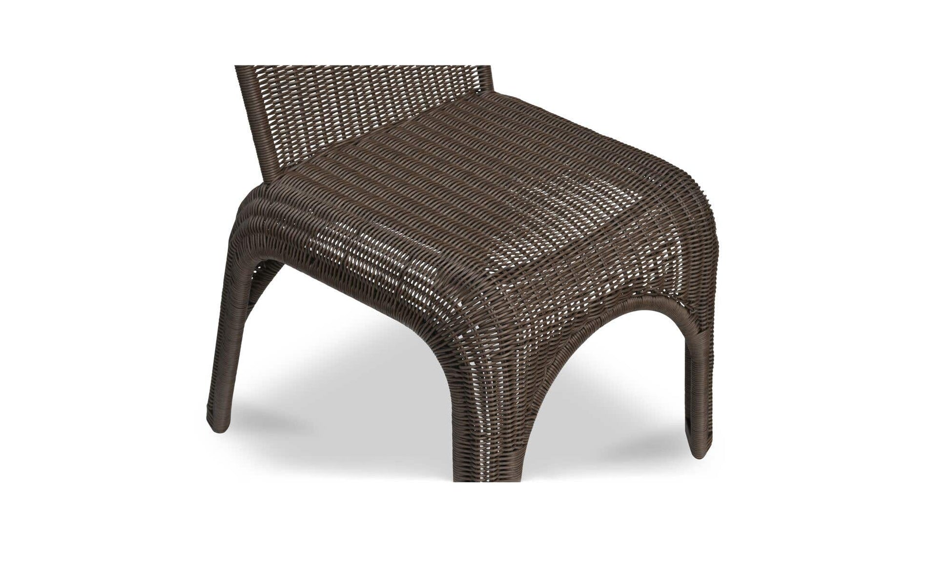 Kendall Outdoor Dining Chair Brown-Set of Two by Moe's Home Collection - view 12