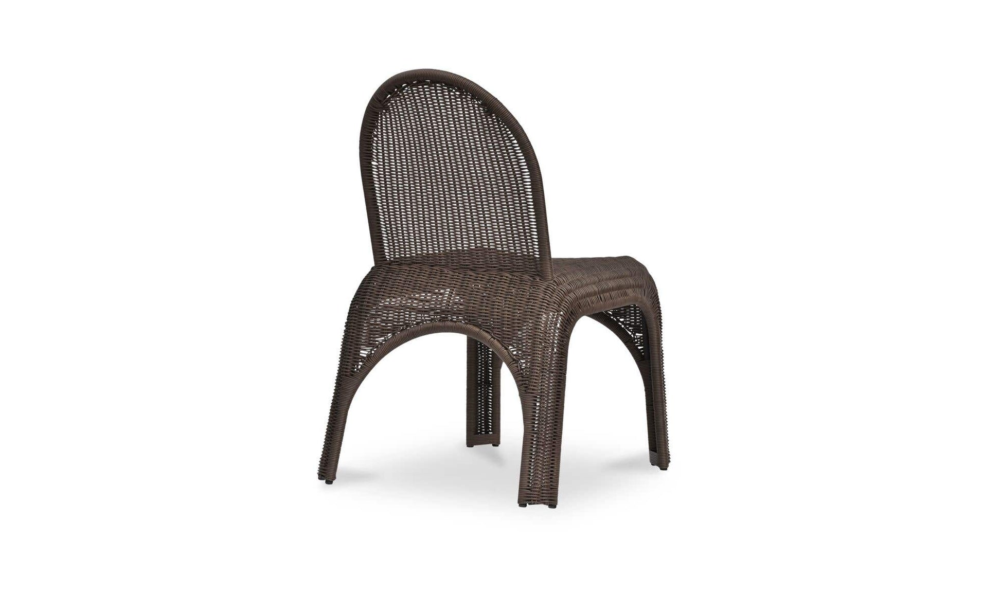 Kendall Outdoor Dining Chair Brown-Set of Two by Moe's Home Collection - view 8