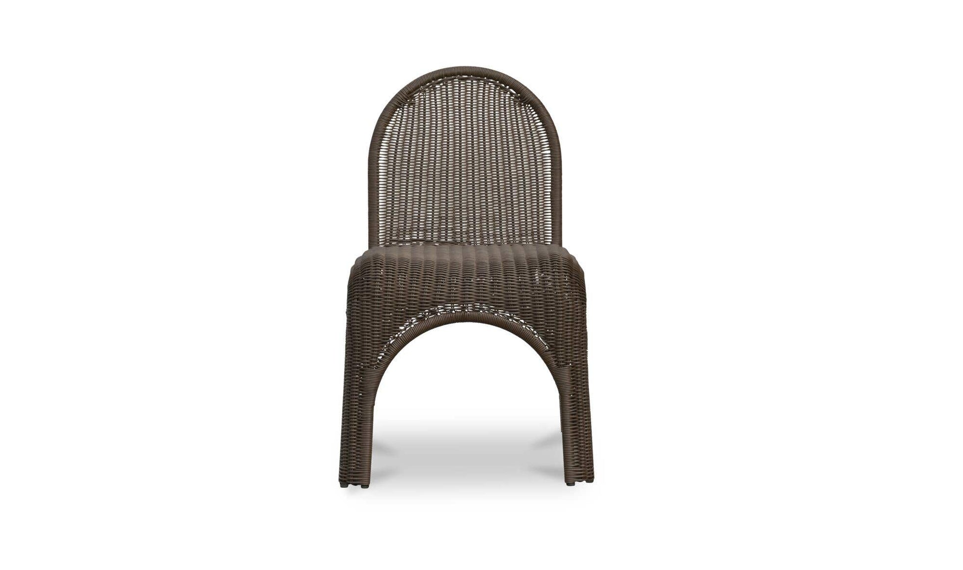 Kendall Outdoor Dining Chair Brown-Set of Two by Moe's Home Collection - view 7