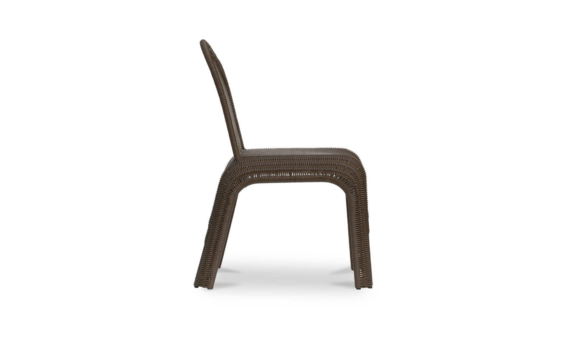 Kendall Outdoor Dining Chair Brown-Set of Two by Moe's Home Collection - view 10