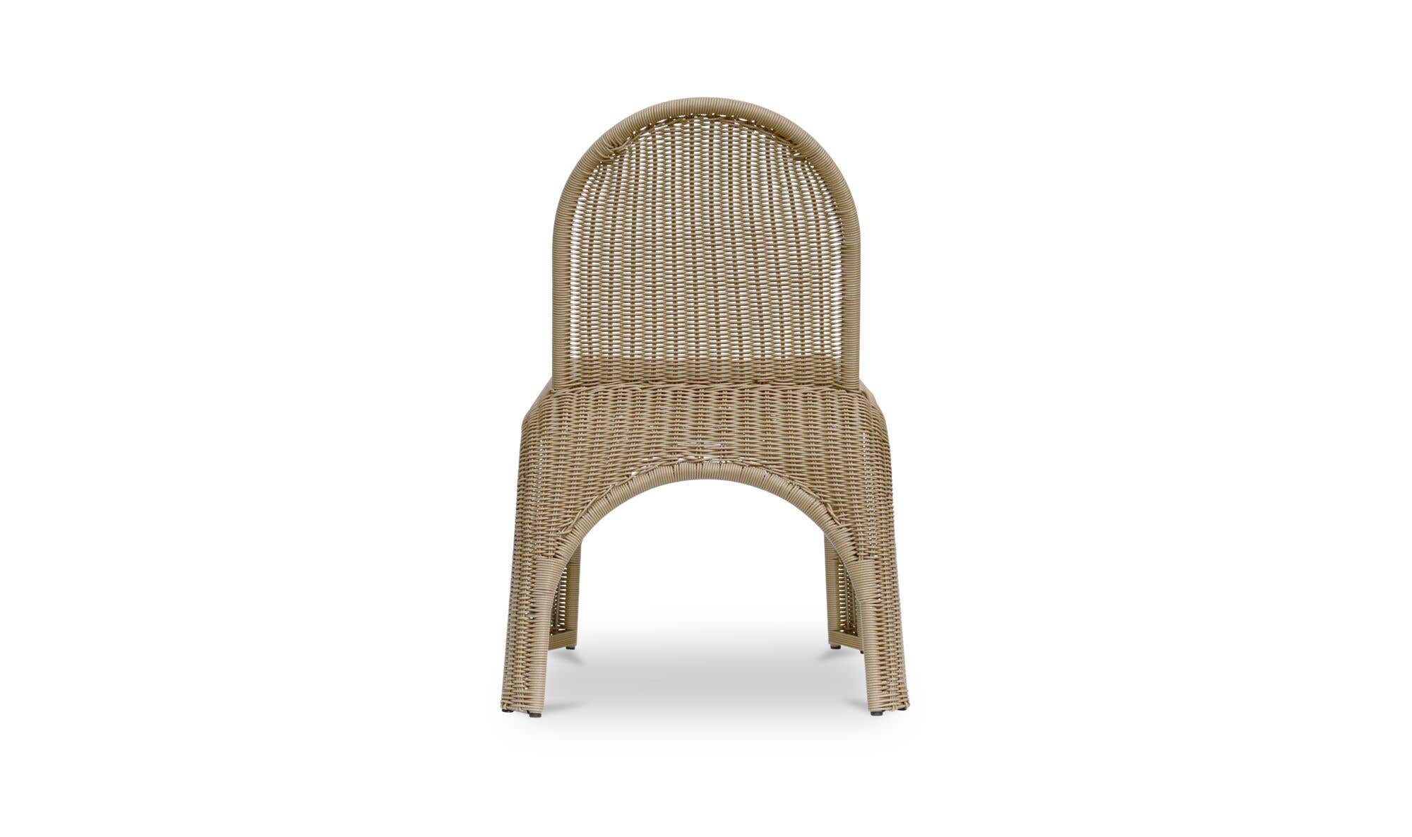 Kendall Outdoor Dining Chair Natural-Set of Two by Moe's Home Collection - view 10