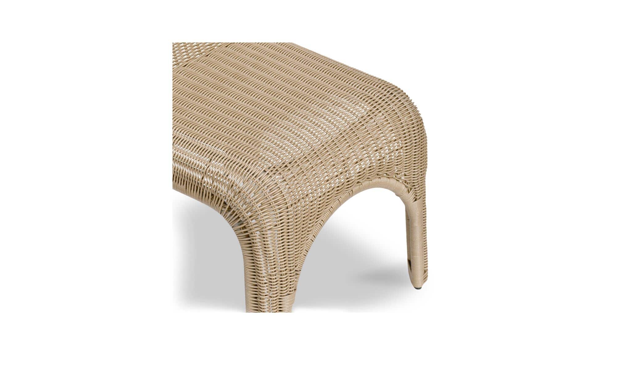 Kendall Outdoor Dining Chair Natural-Set of Two by Moe's Home Collection - view 12