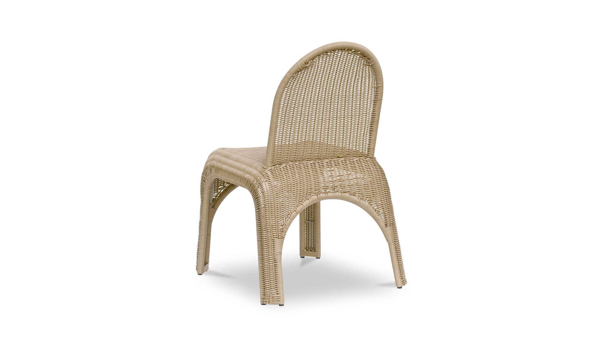 Kendall Outdoor Dining Chair Natural-Set of Two by Moe's Home Collection - view 11