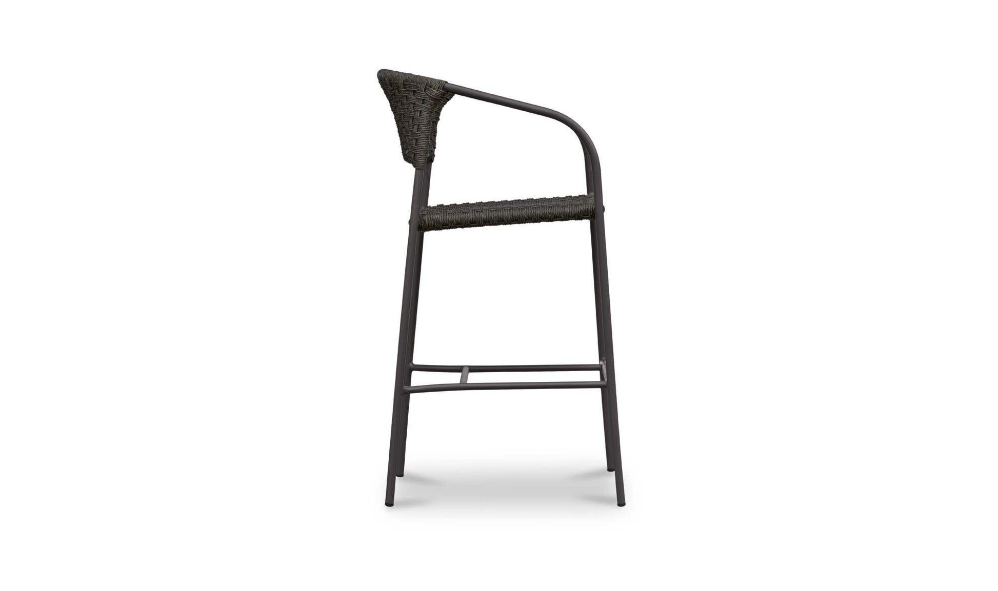 Zola Outdoor Bar Stool Dark Brown by Moe's Home Collection - view 8