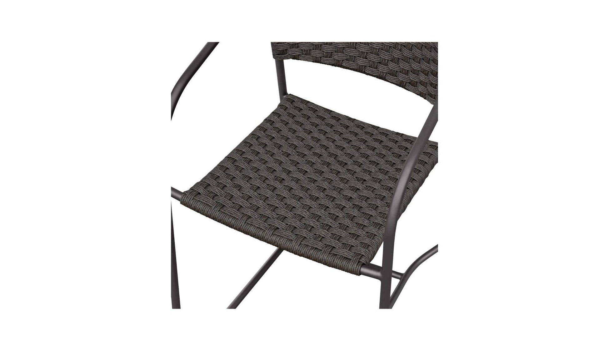 Zola Outdoor Counter Chair Dark Brown by Moe's Home Collection - view 9