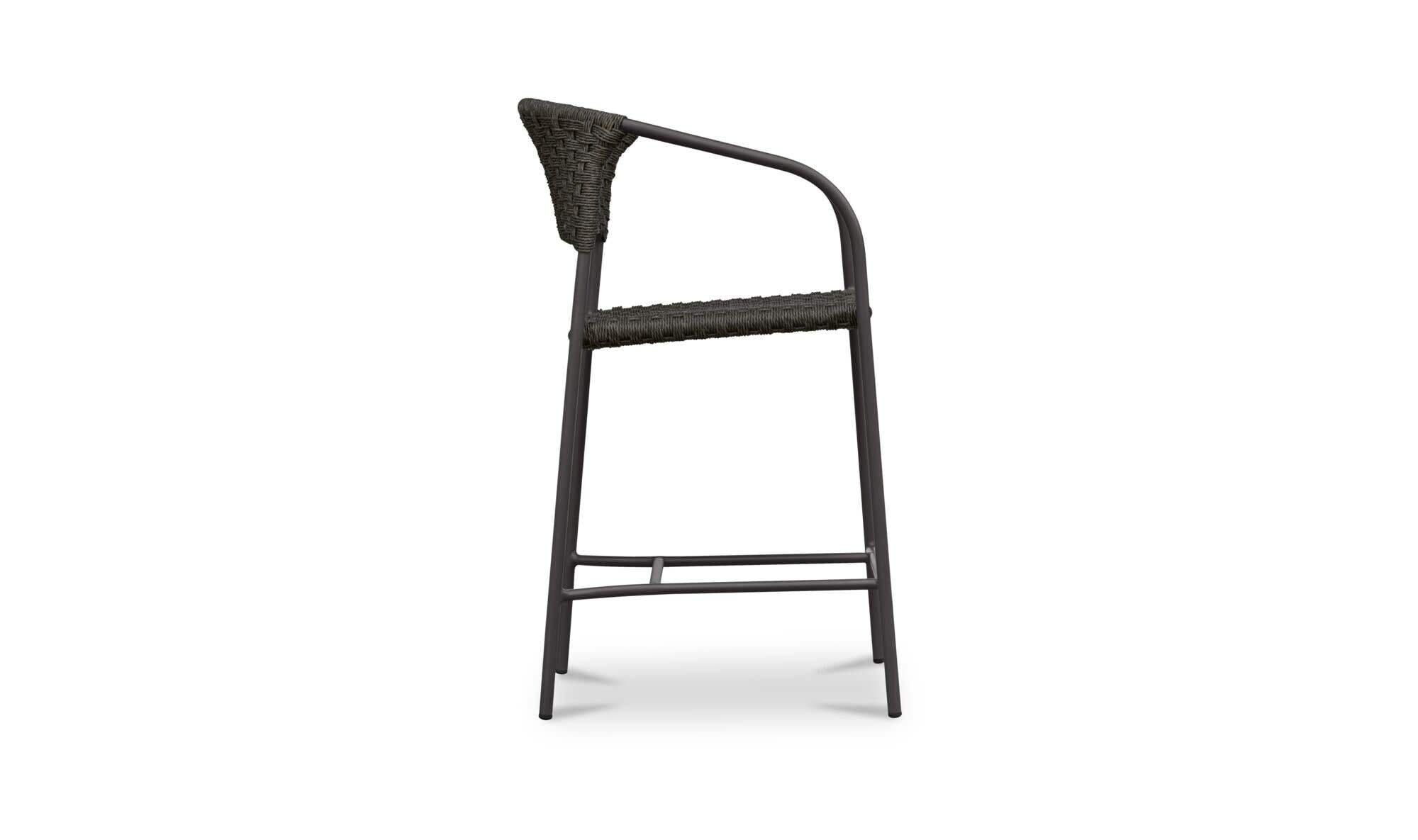 Zola Outdoor Counter Chair Dark Brown by Moe's Home Collection - view 7