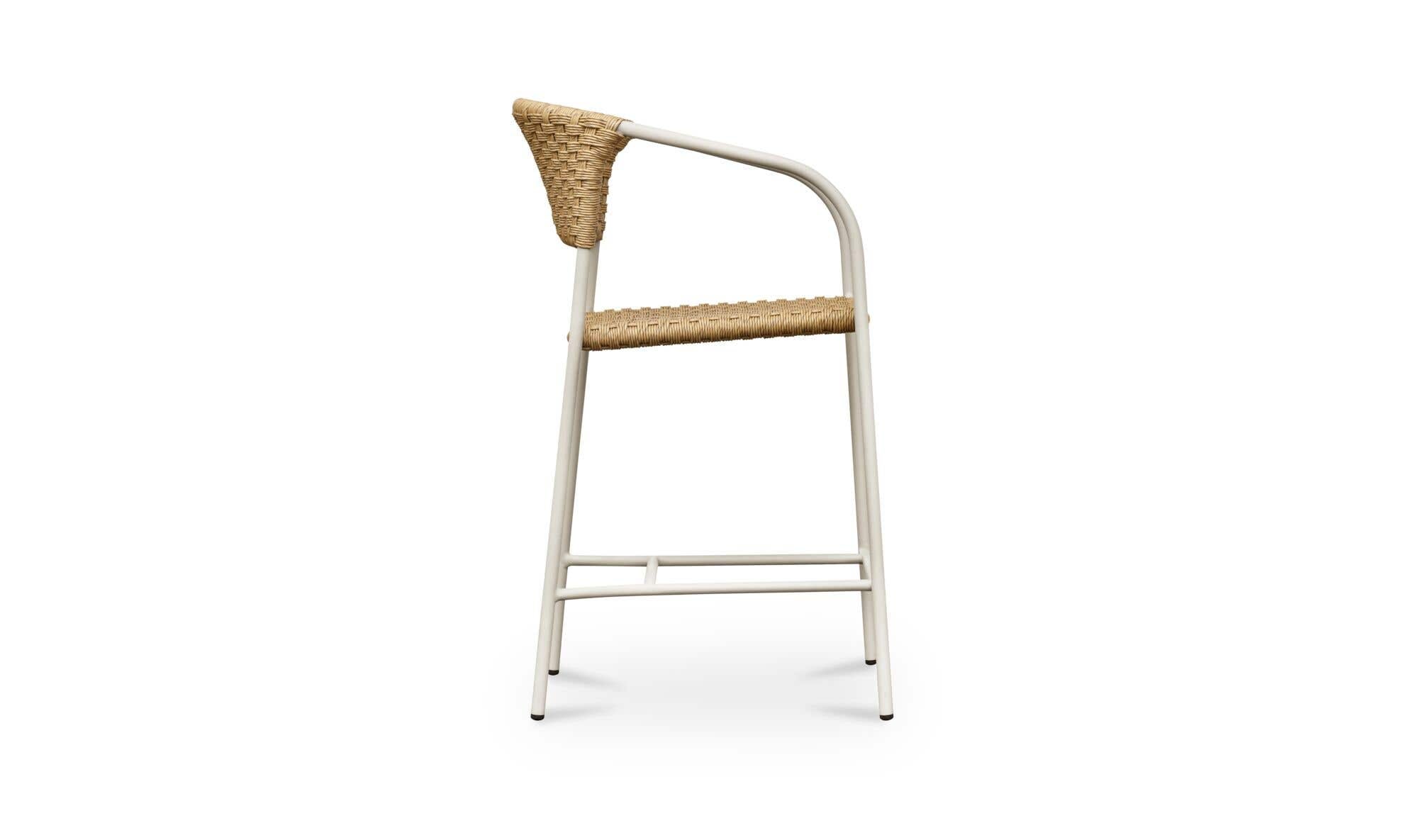 Zola Outdoor Counter Chair Natural by Moe's Home Collection - view 8