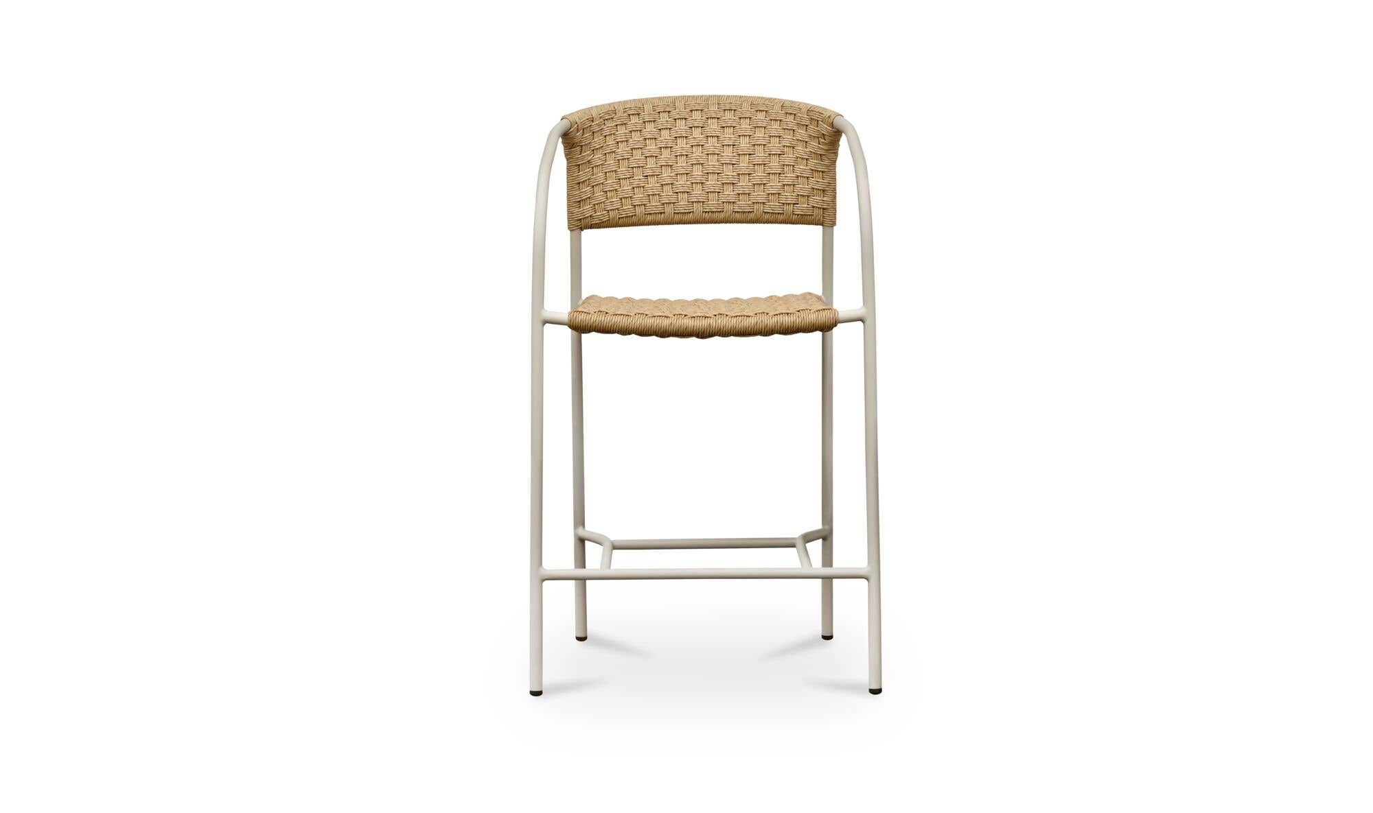Zola Outdoor Counter Chair Natural by Moe's Home Collection - view 5