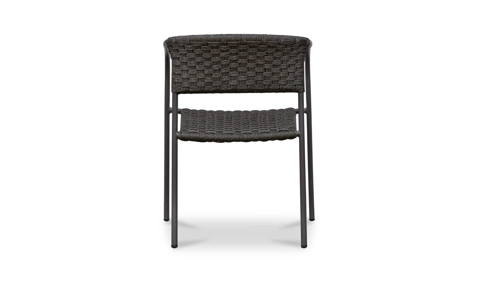 Zola Outdoor Dining Chair Dark Brown-Set Of Two by Moe's Home Collection - view 11