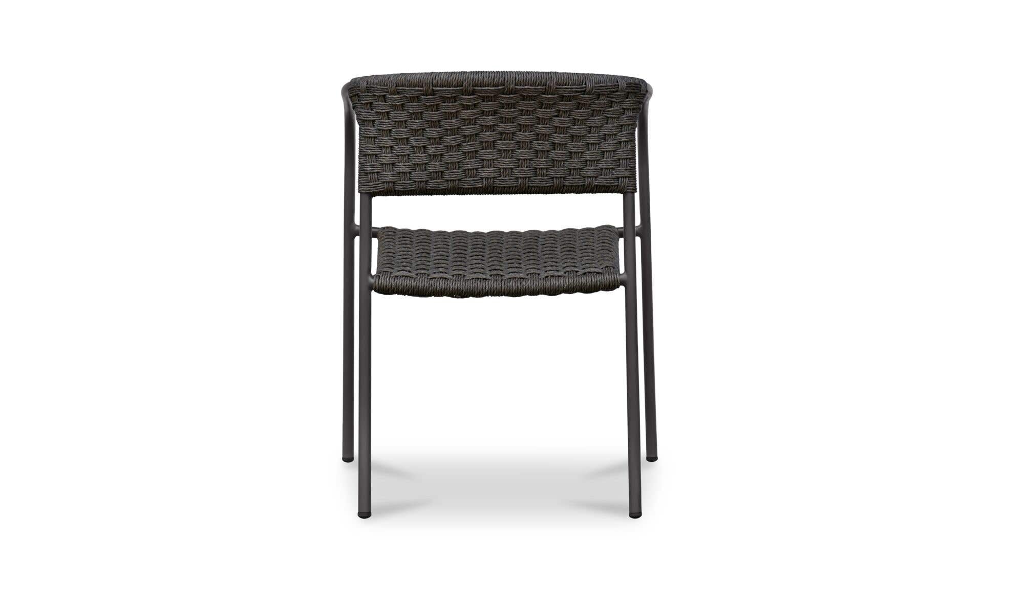 Zola Outdoor Dining Chair Dark Brown-Set Of Two by Moe's Home Collection - view 11