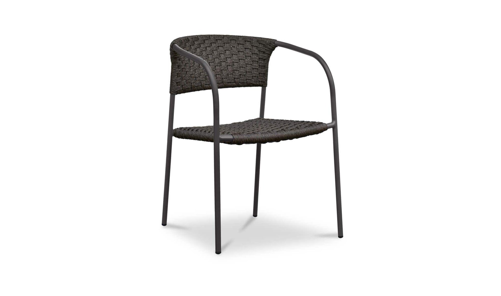 Zola Outdoor Dining Chair Dark Brown-Set Of Two by Moe's Home Collection - view 9