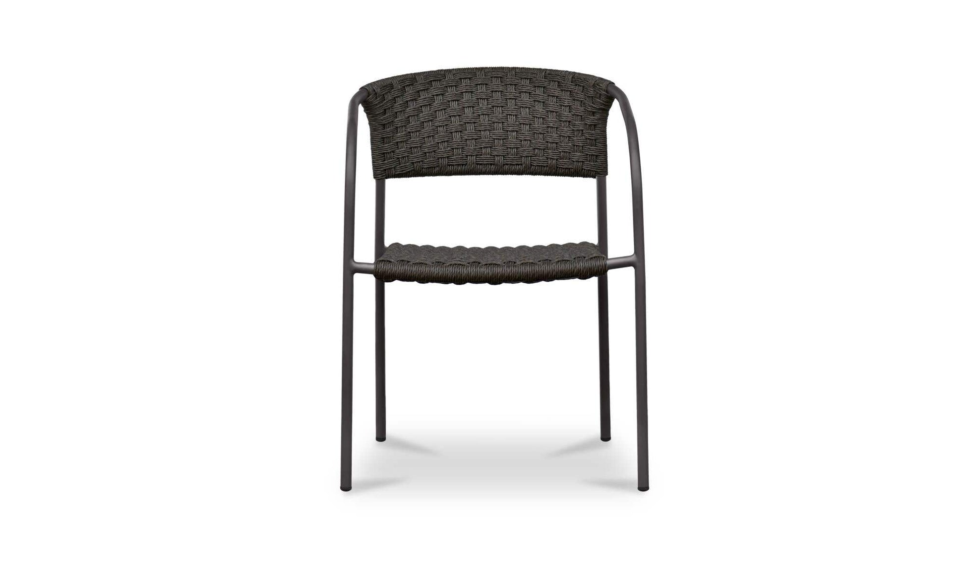 Zola Outdoor Dining Chair Dark Brown-Set Of Two by Moe's Home Collection - view 8