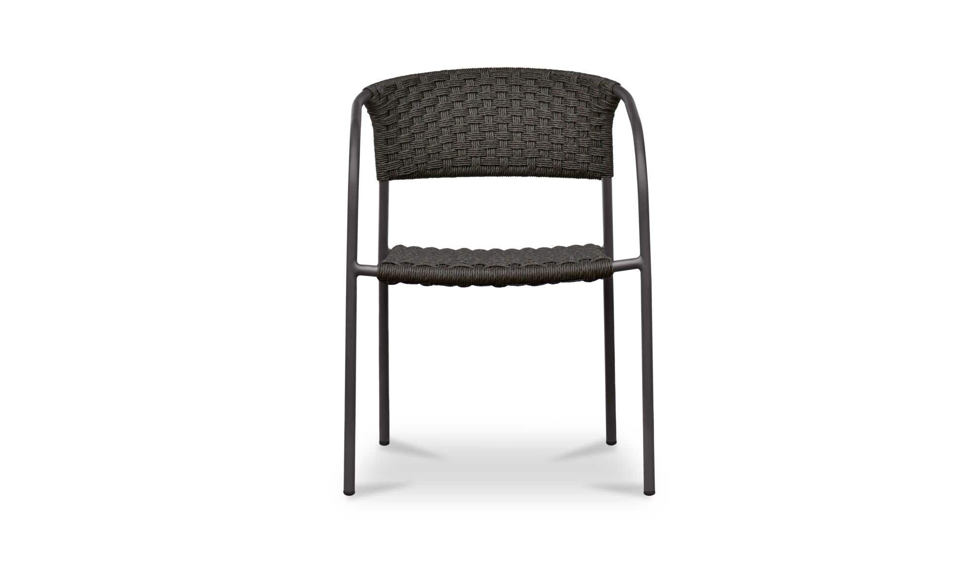 Zola Outdoor Dining Chair Dark Brown-Set Of Two by Moe's Home Collection - view 8