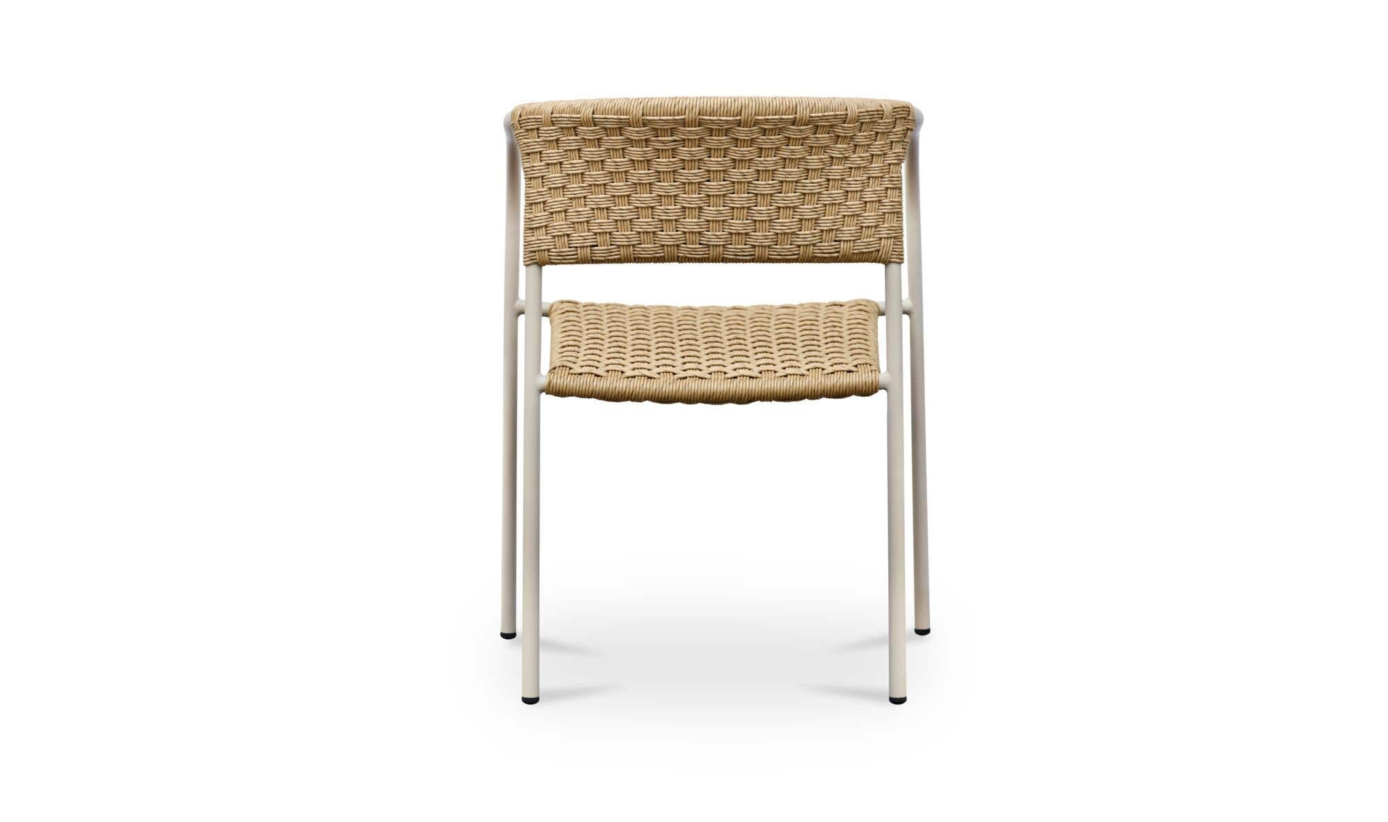 Zola Outdoor Dining Chair Natural-Set Of Two by Moe's Home Collection - view 12
