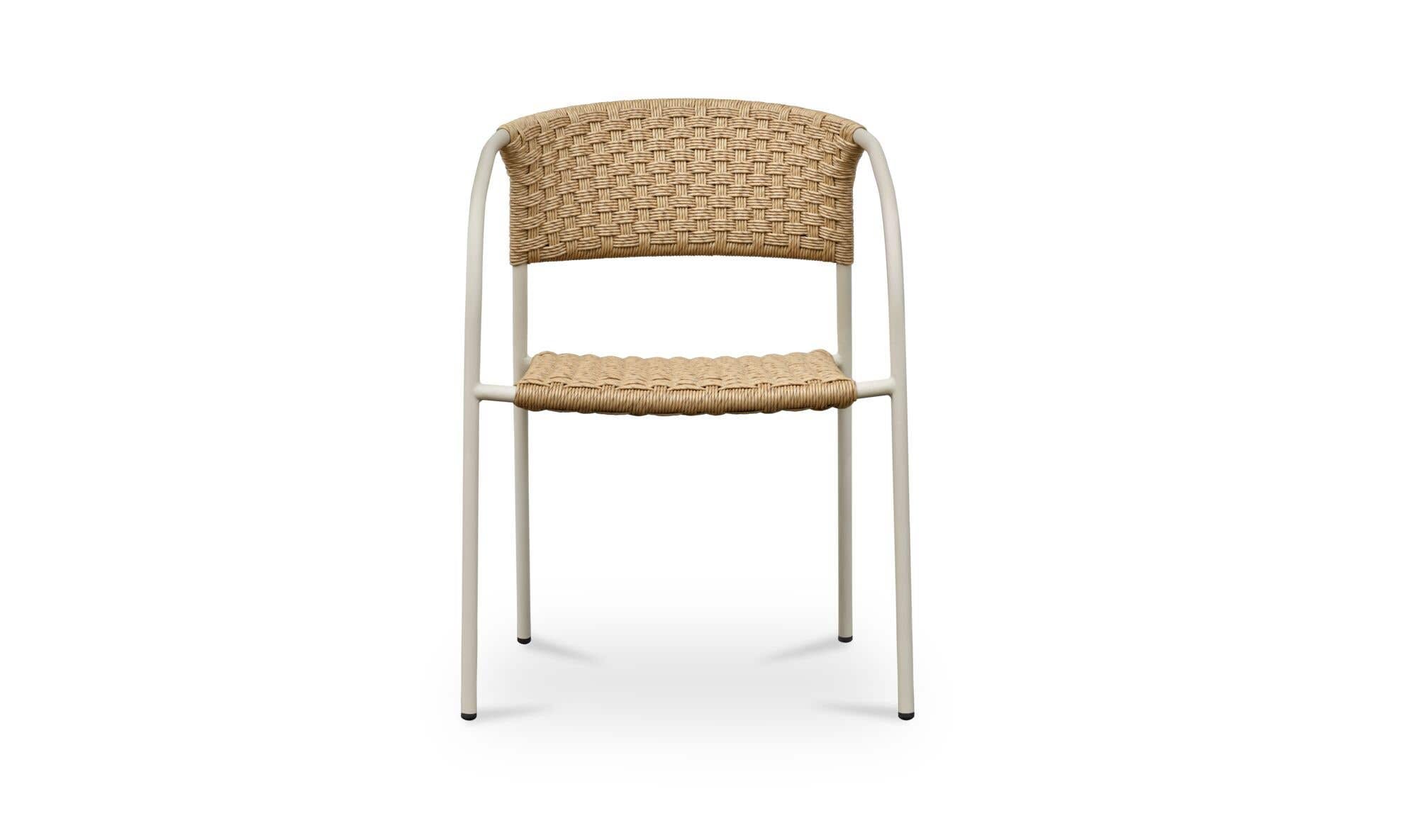 Zola Outdoor Dining Chair Natural-Set Of Two by Moe's Home Collection - view 9