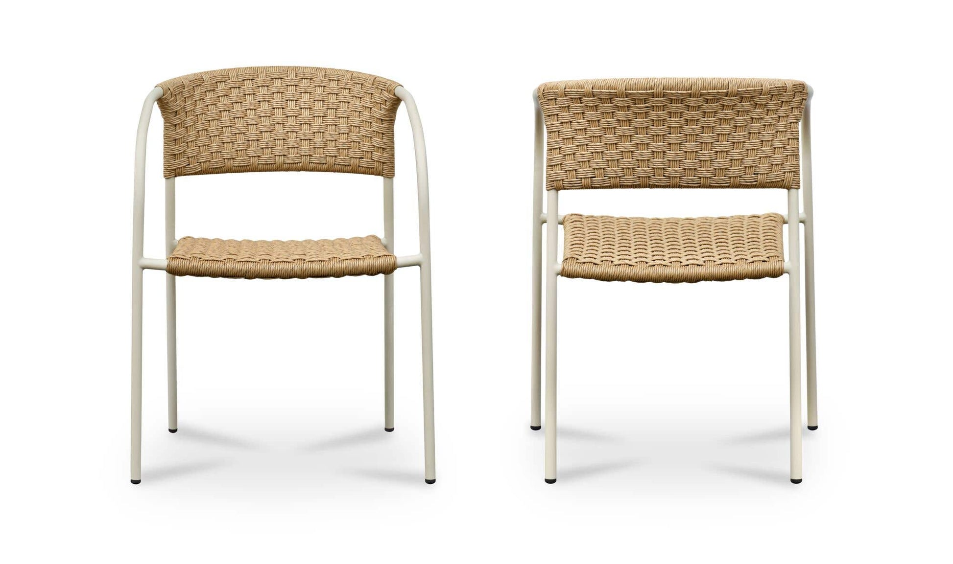 Zola Outdoor Dining Chair Natural-Set Of Two by Moe's Home Collection - view 8