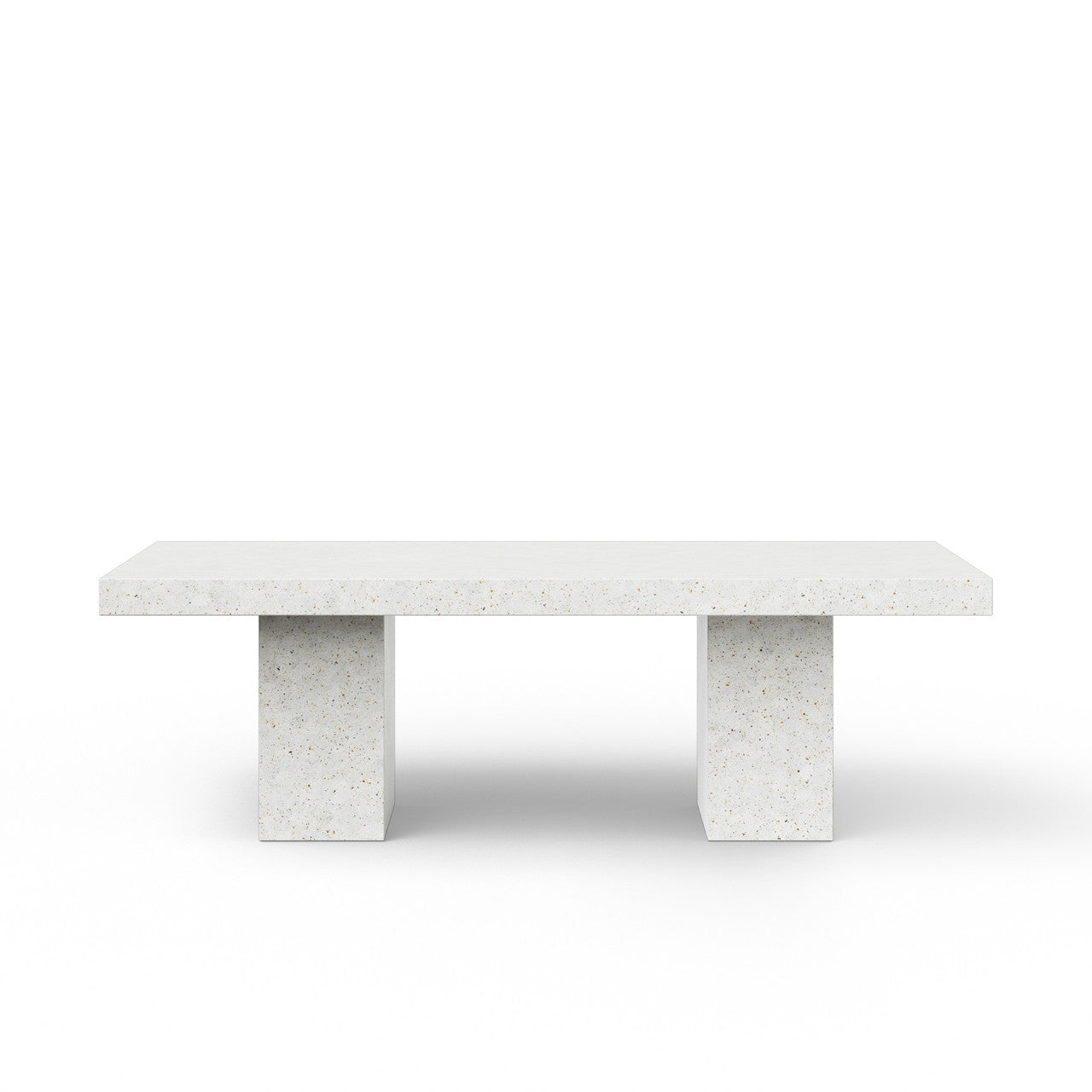 Mixx - Elcor Dining Table - 47" x 95" - Ivory Terrazzo