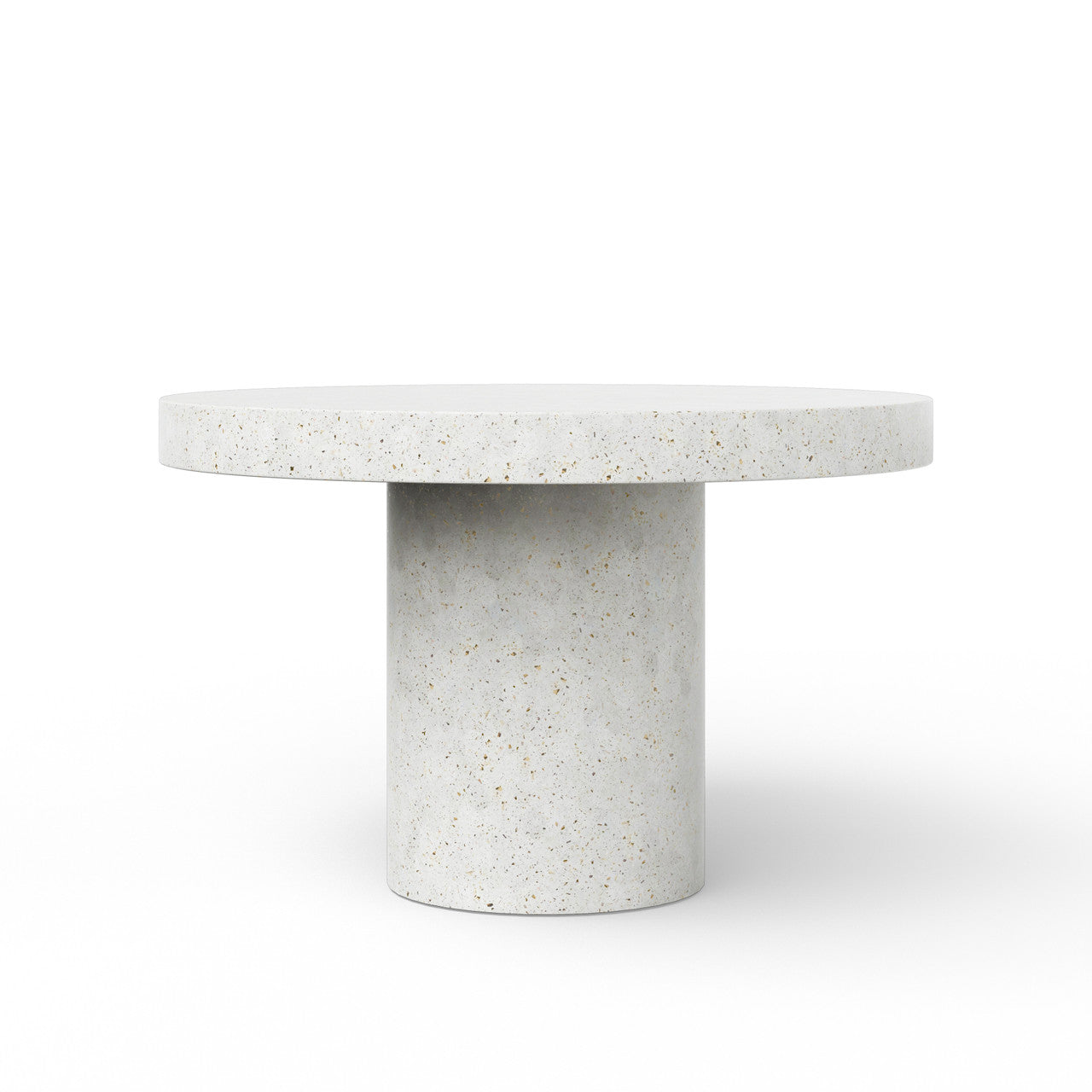 Mixx - Circa Dining Table - 47.25"Dia. - Ivory Terrazzo