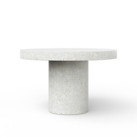 Mixx Circa Dining Table 47.25"Dia. - Ivory Terrazzo