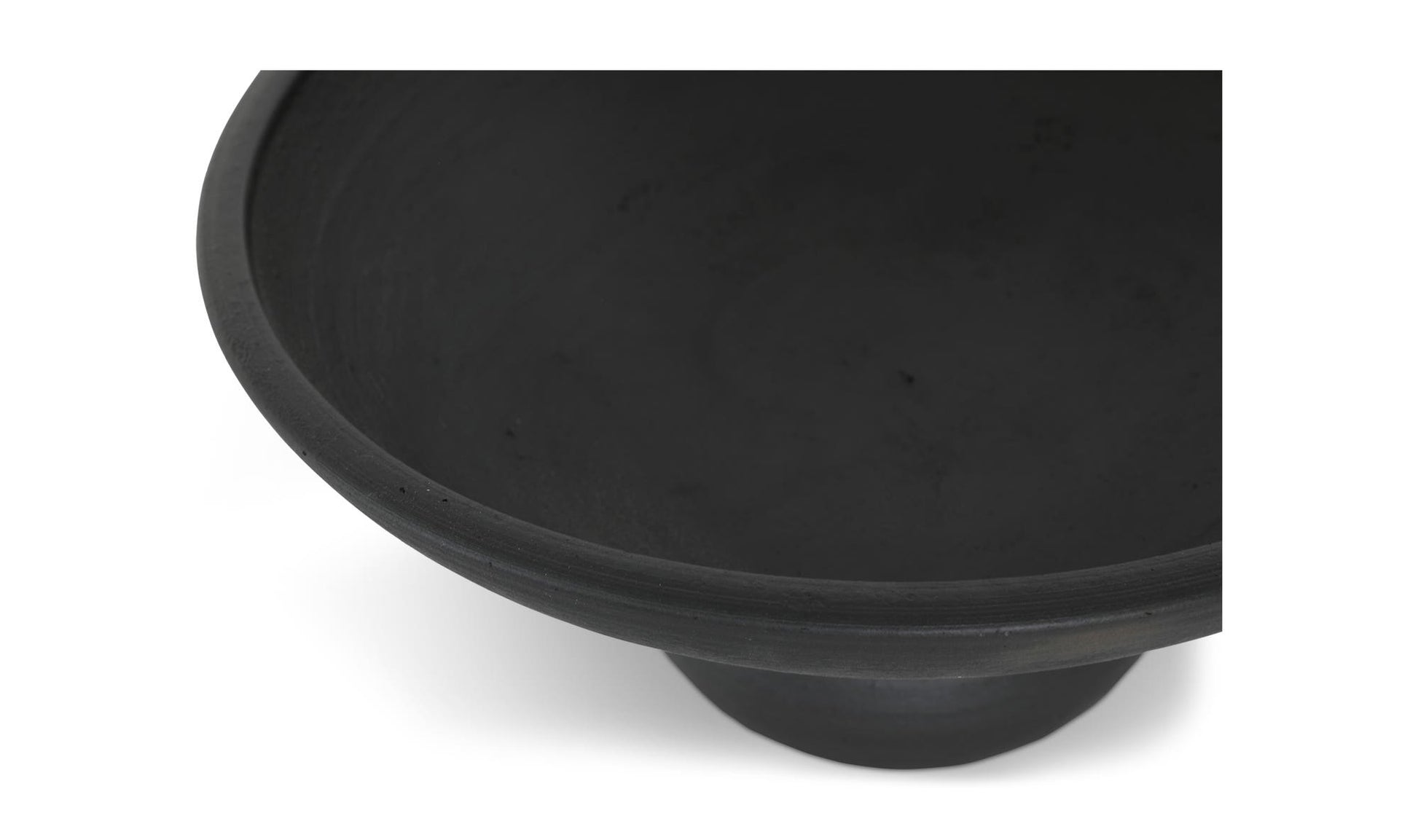 Asha Decorative Bowl Black Terracotta by Moe's Home Collection - view 10