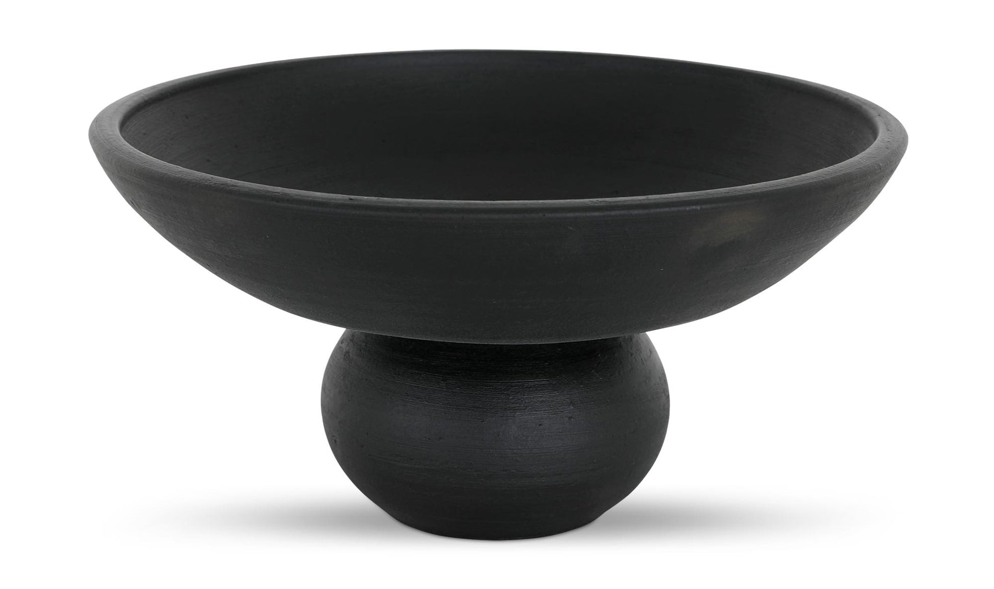 Asha Decorative Bowl Black Terracotta by Moe's Home Collection - view 5