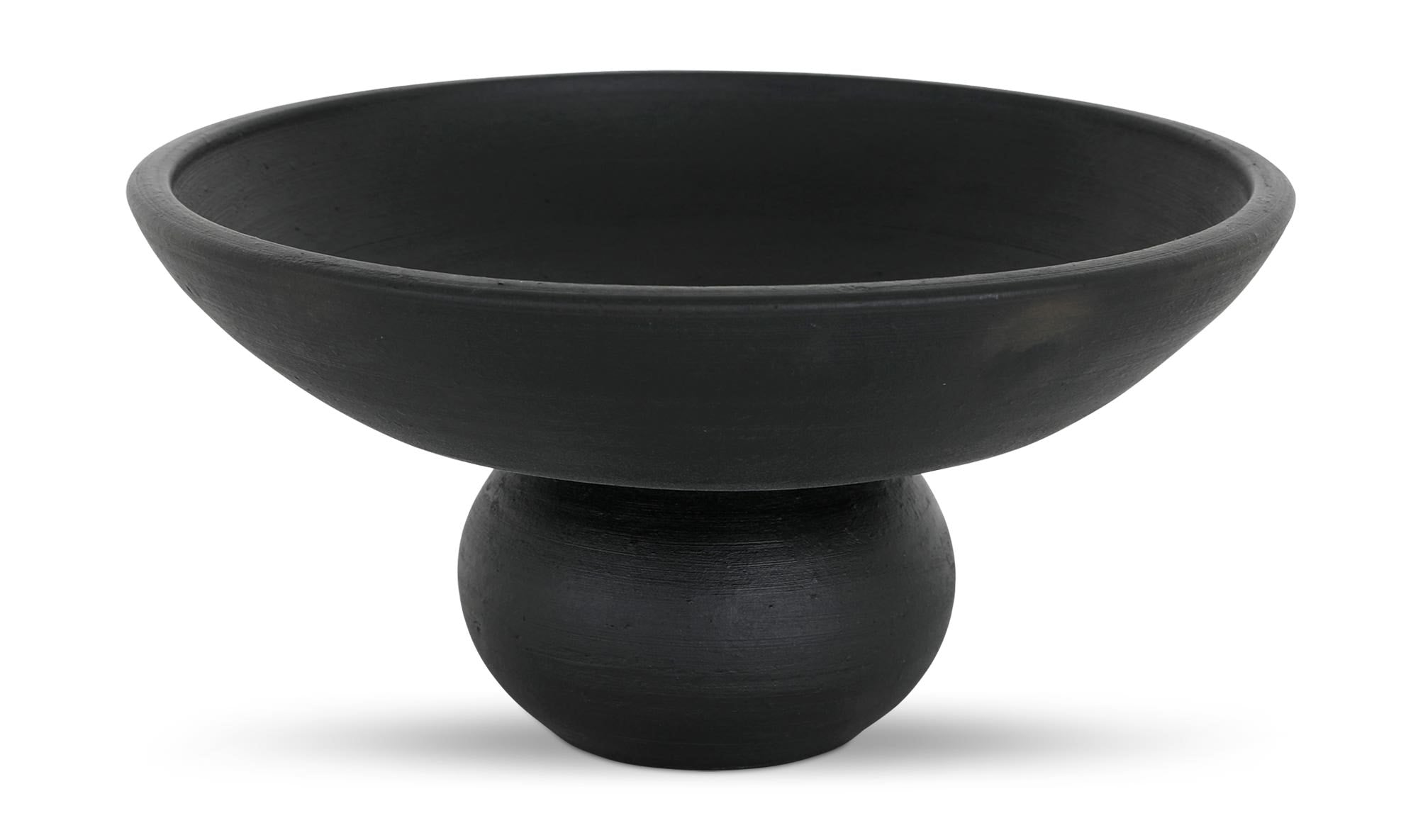 Asha Decorative Bowl Black Terracotta by Moe's Home Collection - view 5