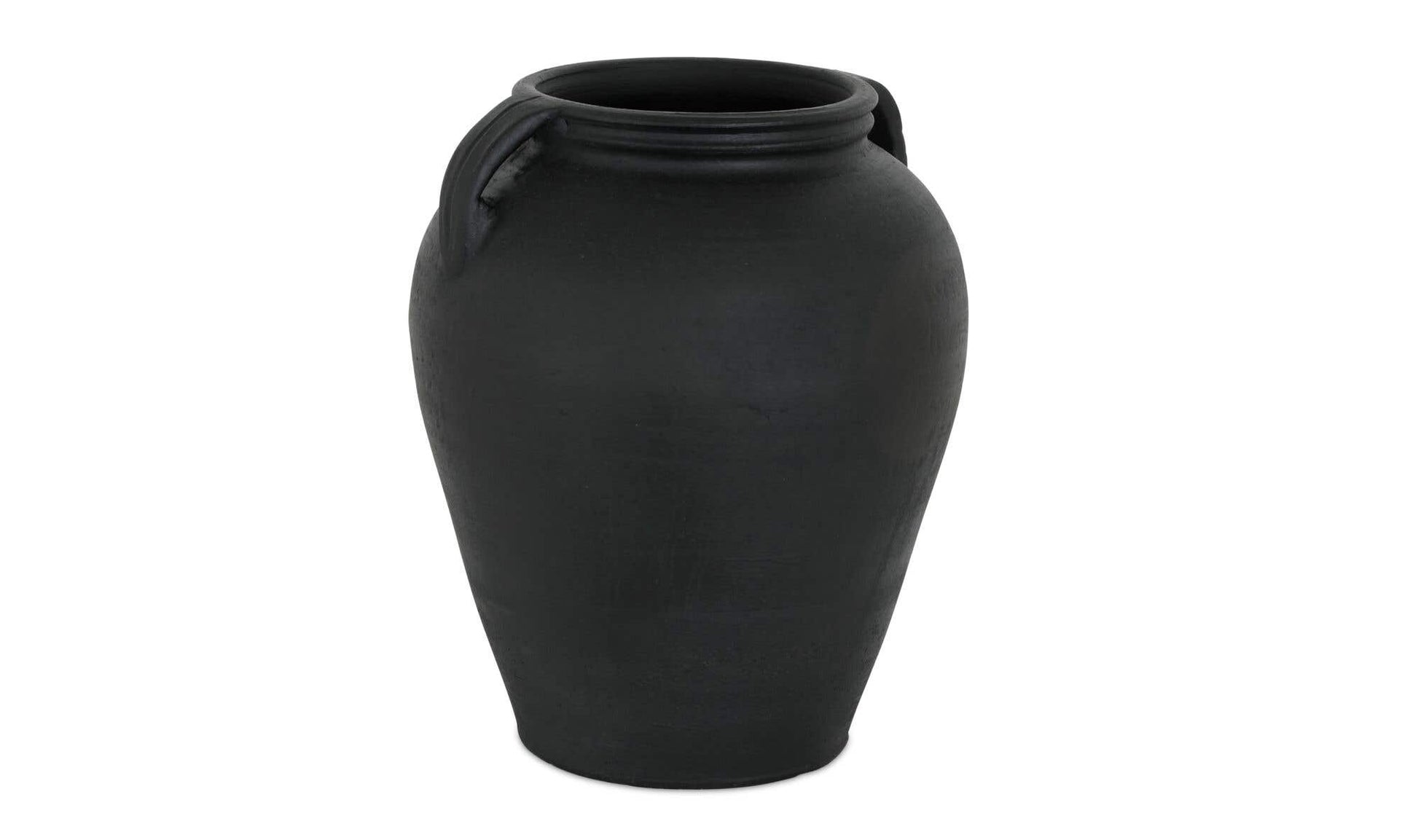 Jovi Vase Black Terracotta by Moe's Home Collection - view 6