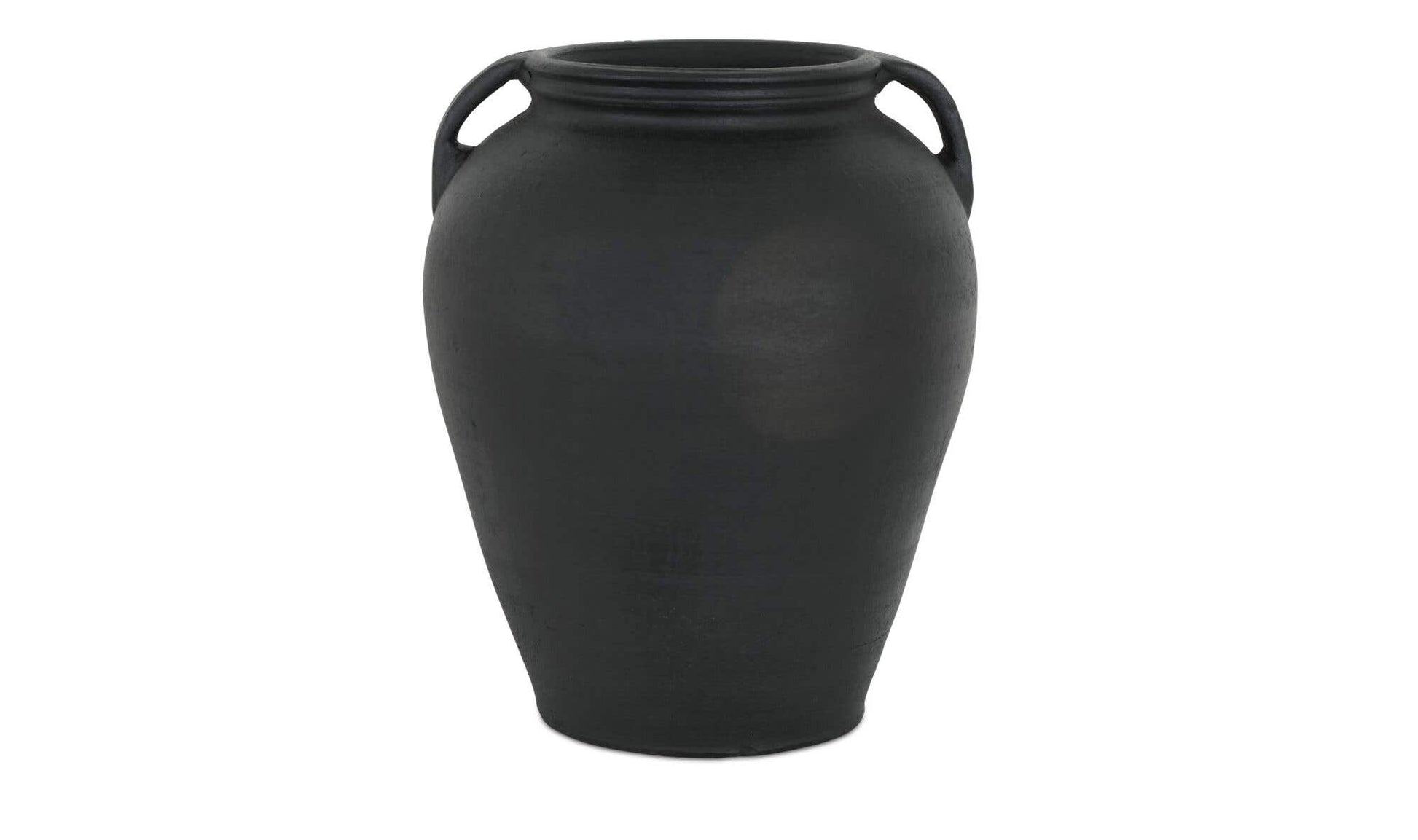 Jovi Vase Black Terracotta by Moe's Home Collection - view 5