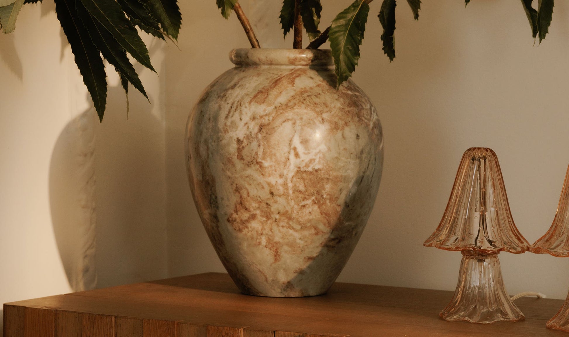 Didion Vase Torrento Marble by Moe's Home Collection - view 4