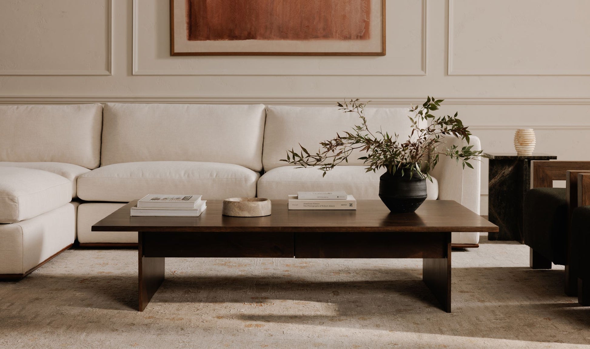 Anais Catchall Beige Marble by Moe's Home Collection - view 6