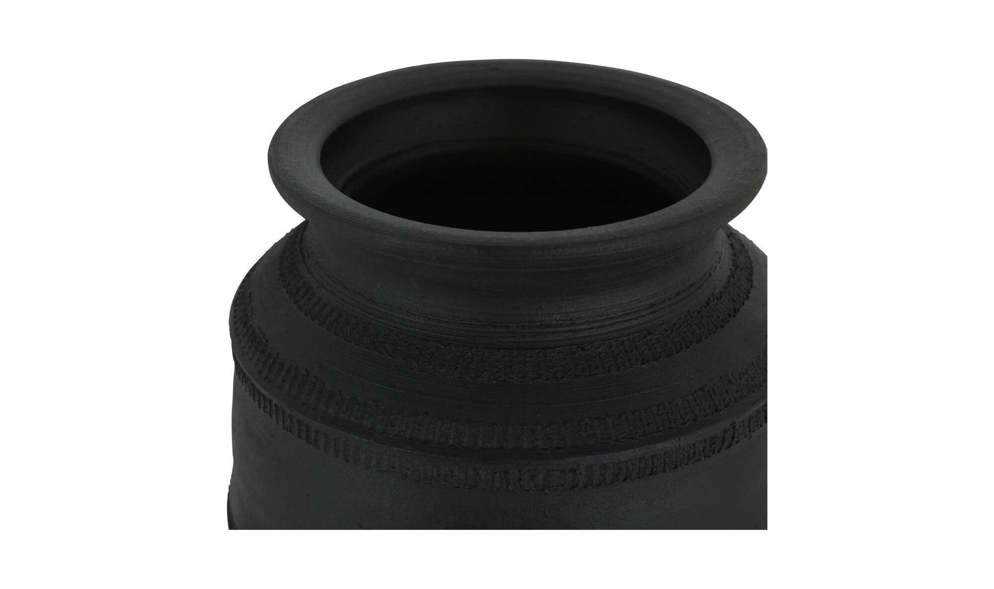 Astra Vessel Black Terracotta by Moe's Home Collection - view 8