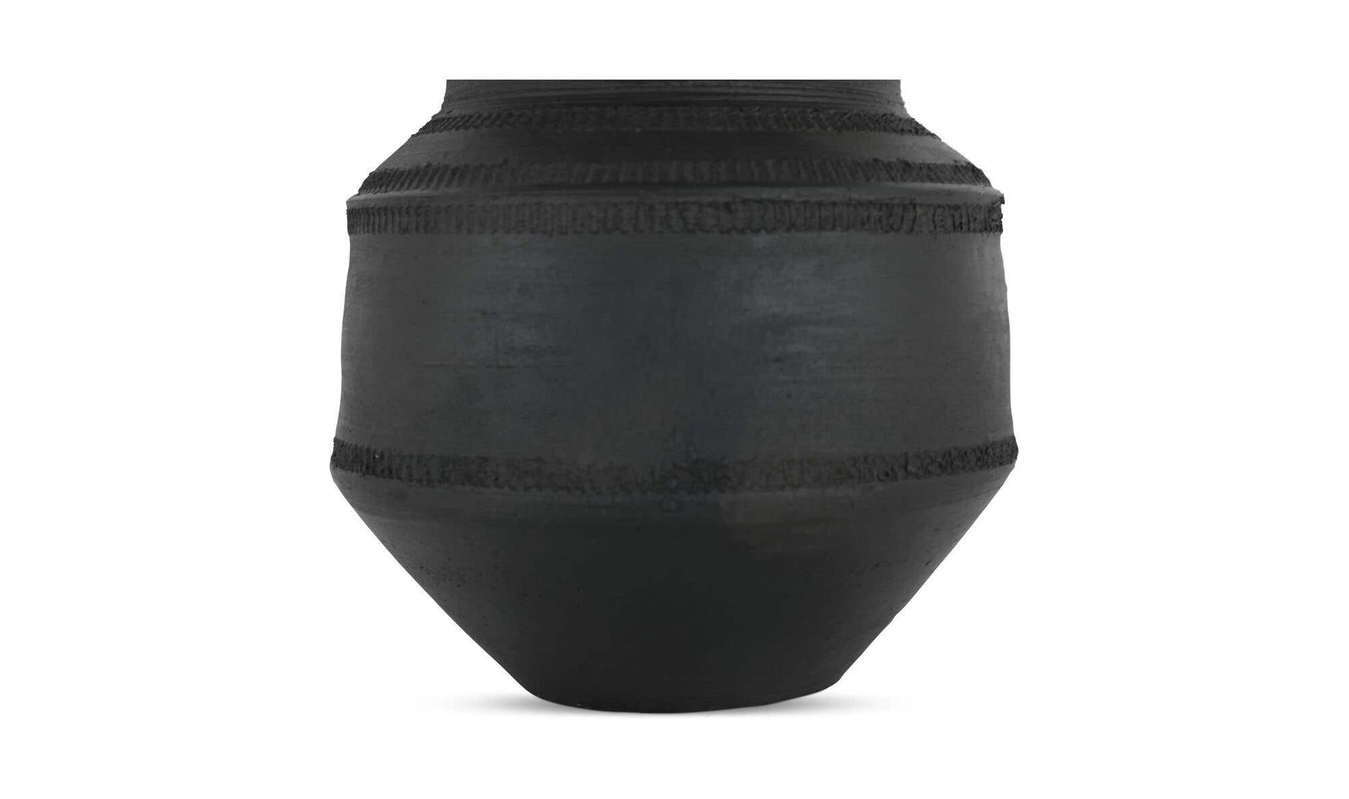 Astra Vessel Black Terracotta by Moe's Home Collection - view 9