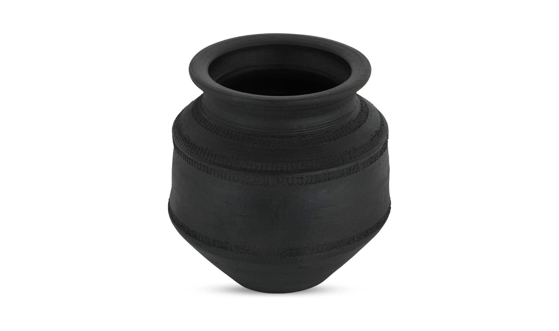 Astra Vessel Black Terracotta by Moe's Home Collection - view 7