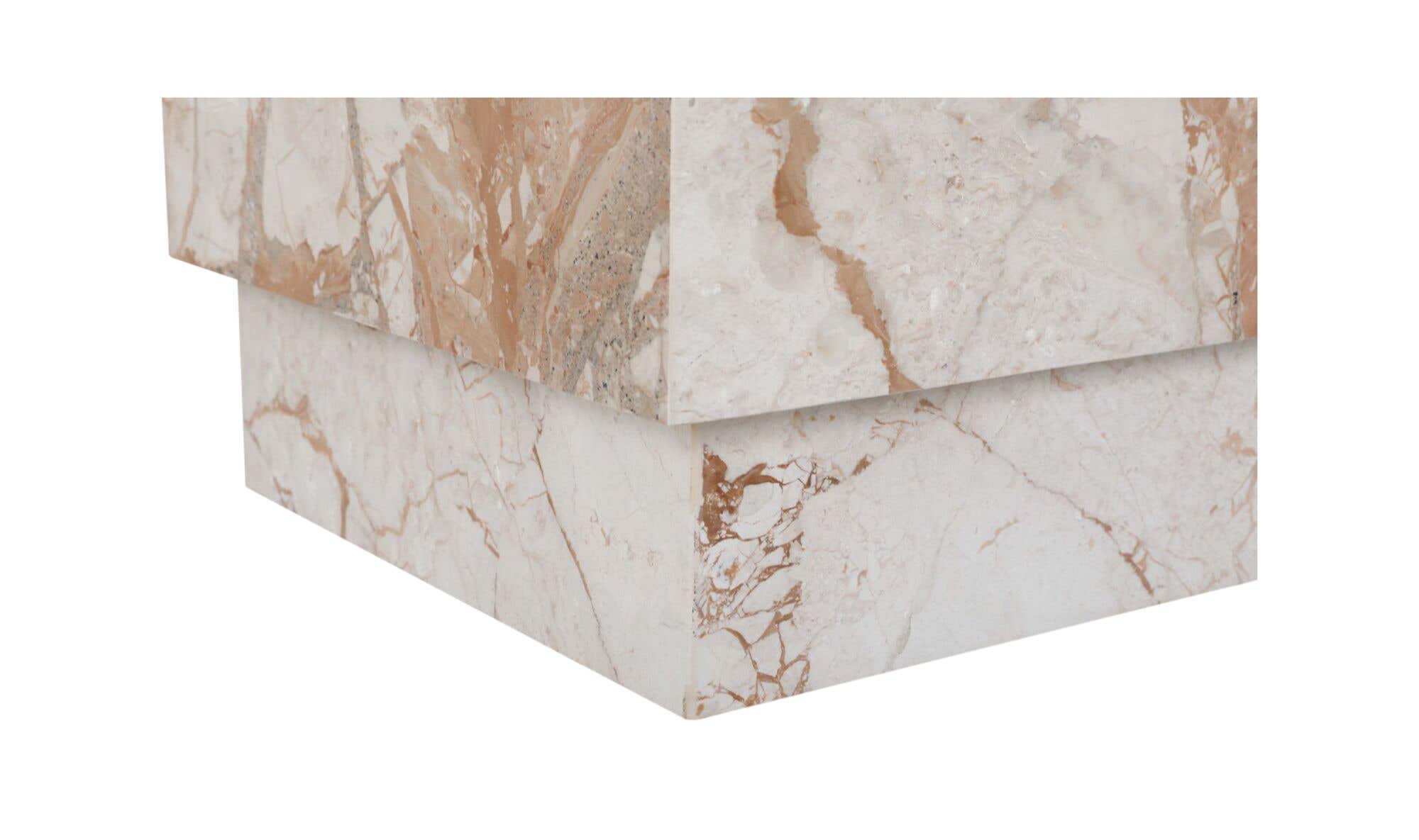 Layla Side Table Breccia Marble by Moe's Home Collection - view 14