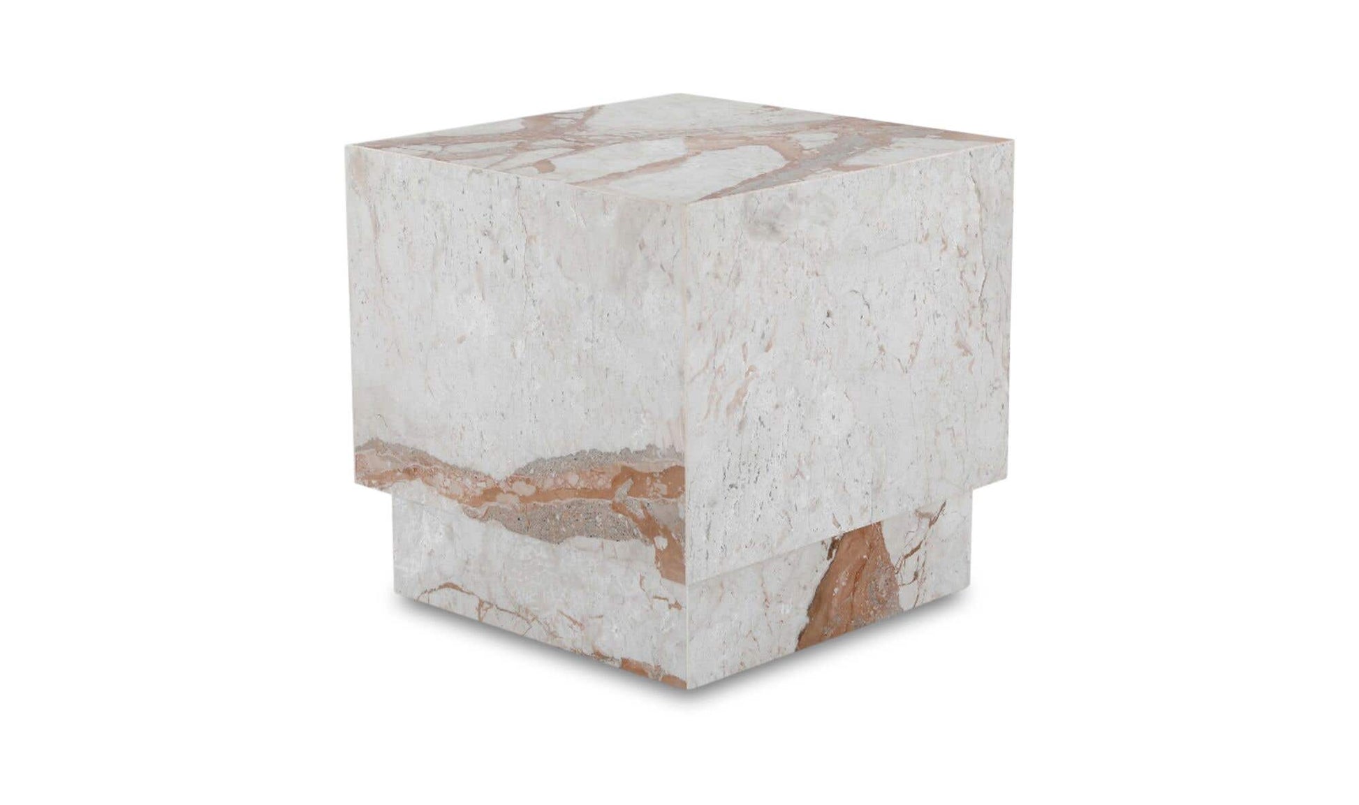 Layla Side Table Breccia Marble by Moe's Home Collection - view 8