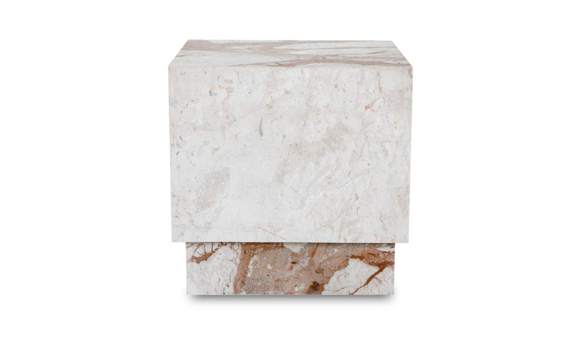 Layla Side Table Breccia Marble by Moe's Home Collection - view 6