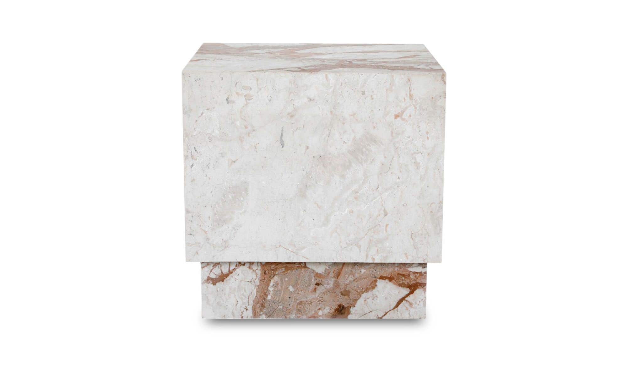 Layla Side Table Breccia Marble by Moe's Home Collection - view 6